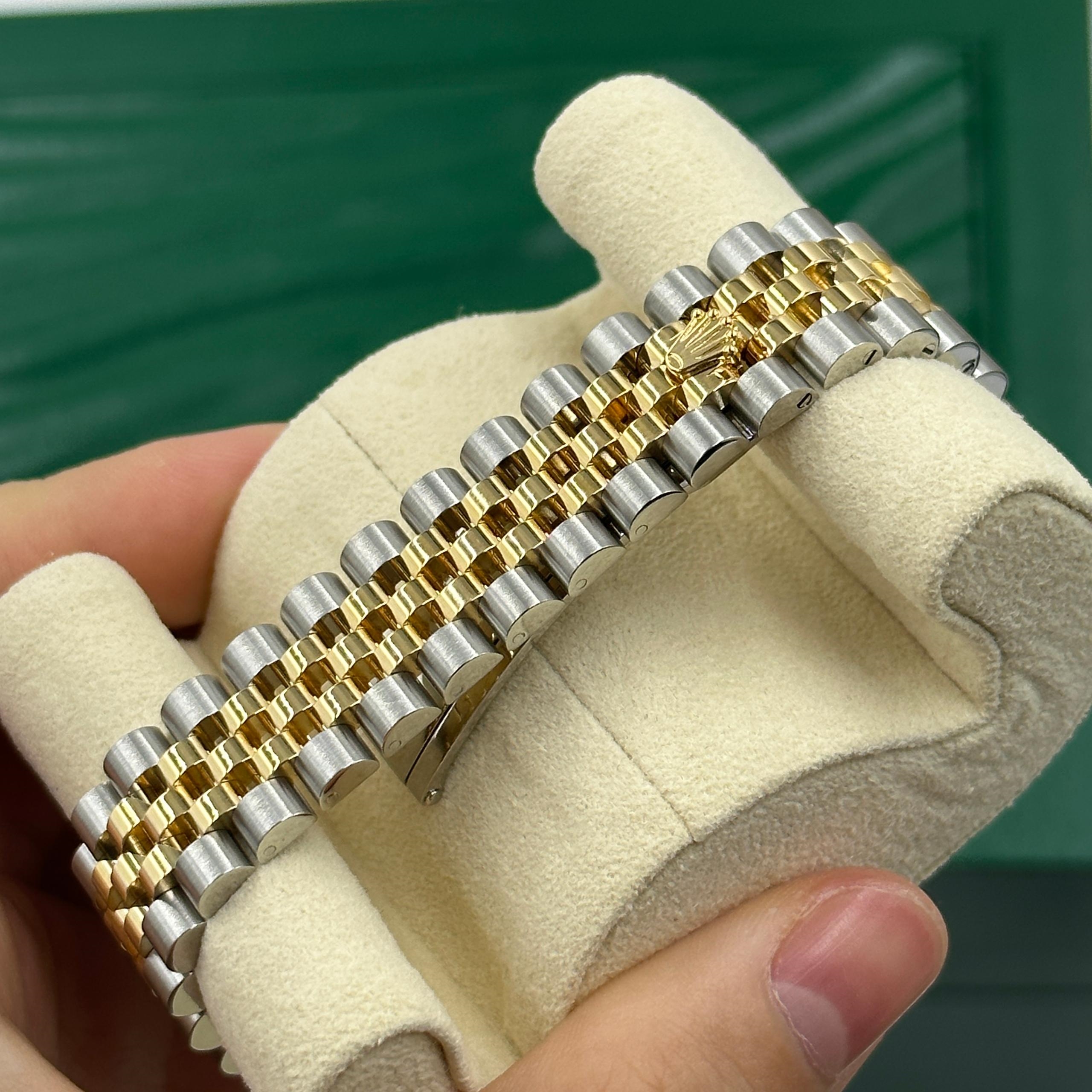 RLX Datejust m278383-0031/0032 31mm Green Floral Dial Oyster Bracelet - LITELUX