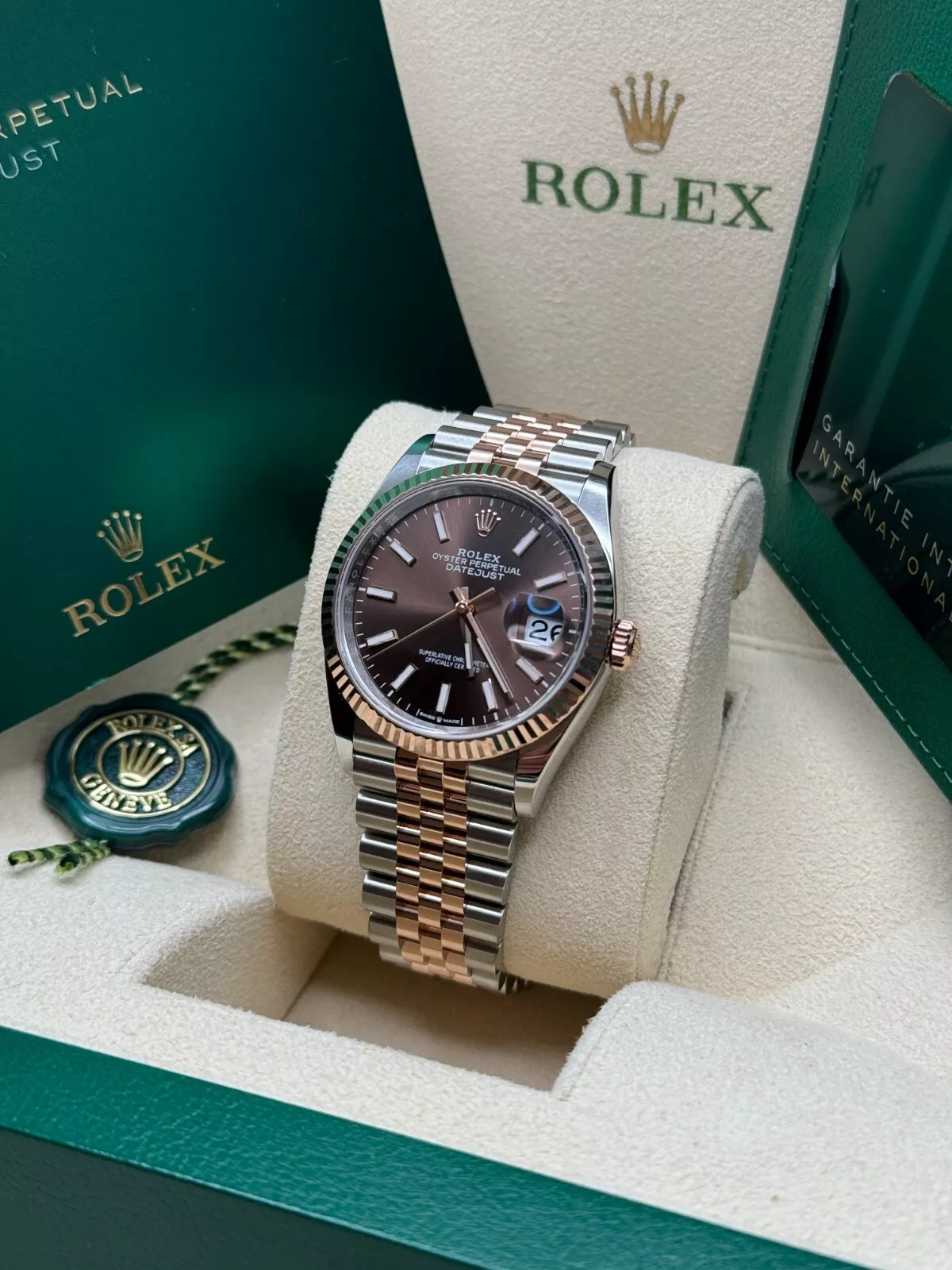 RLX Datejust 36mm 126231 Chocolate Dial Oyster Bracelet - LITELUX