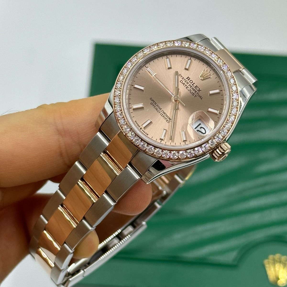 RLX Datejust m278381-0009/0010 Rose Dial Diamond-Set Bezel 31mm - LITELUX