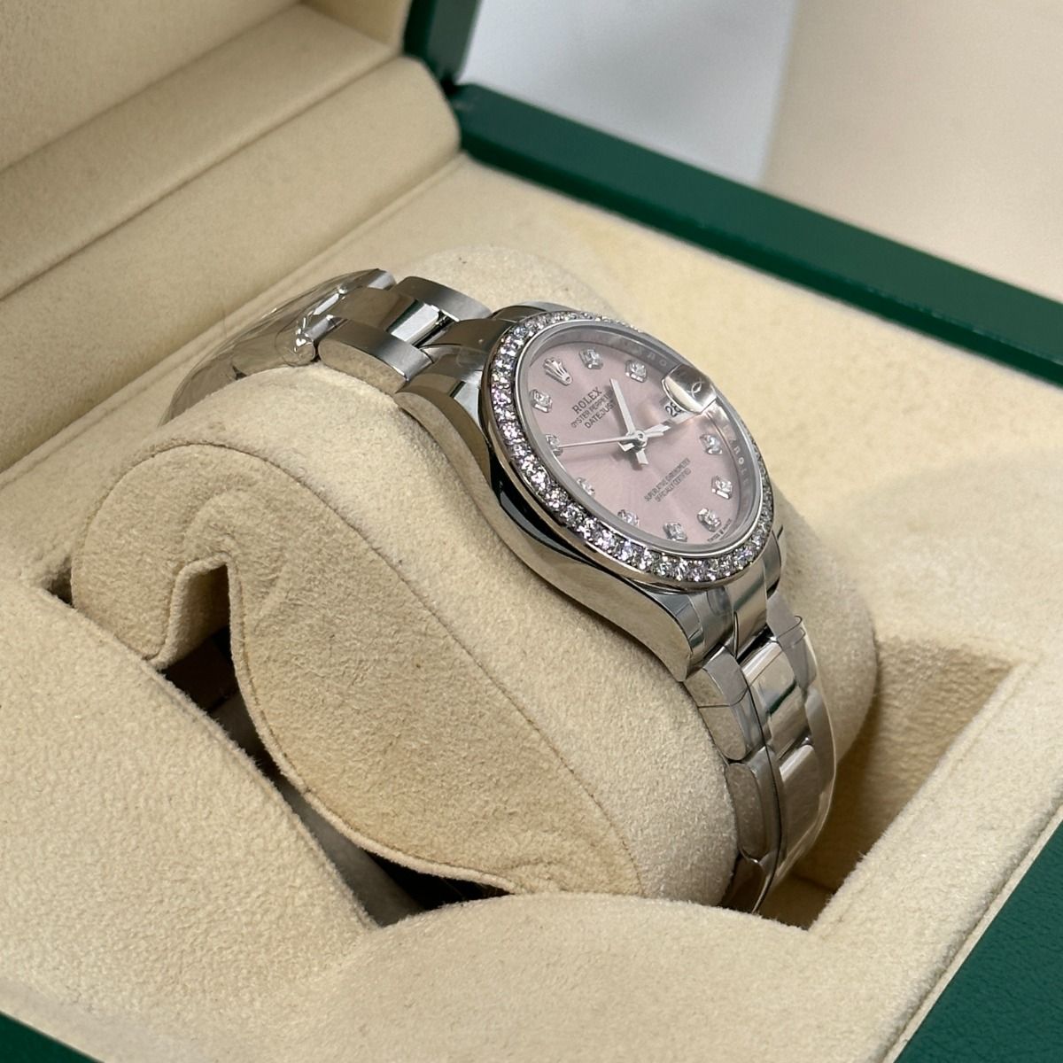 RLX Datejust m278384RBR-0035/0036 Pink 31mm Dial Oyster Watch - LITELUX