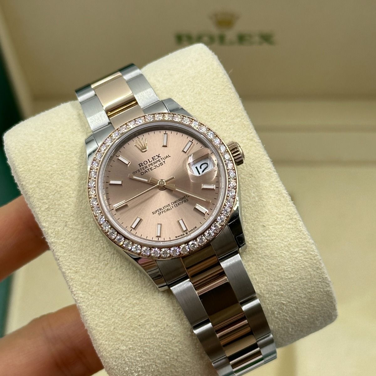 RLX Datejust m278381-0009/0010 Rose Dial Diamond-Set Bezel 31mm - LITELUX
