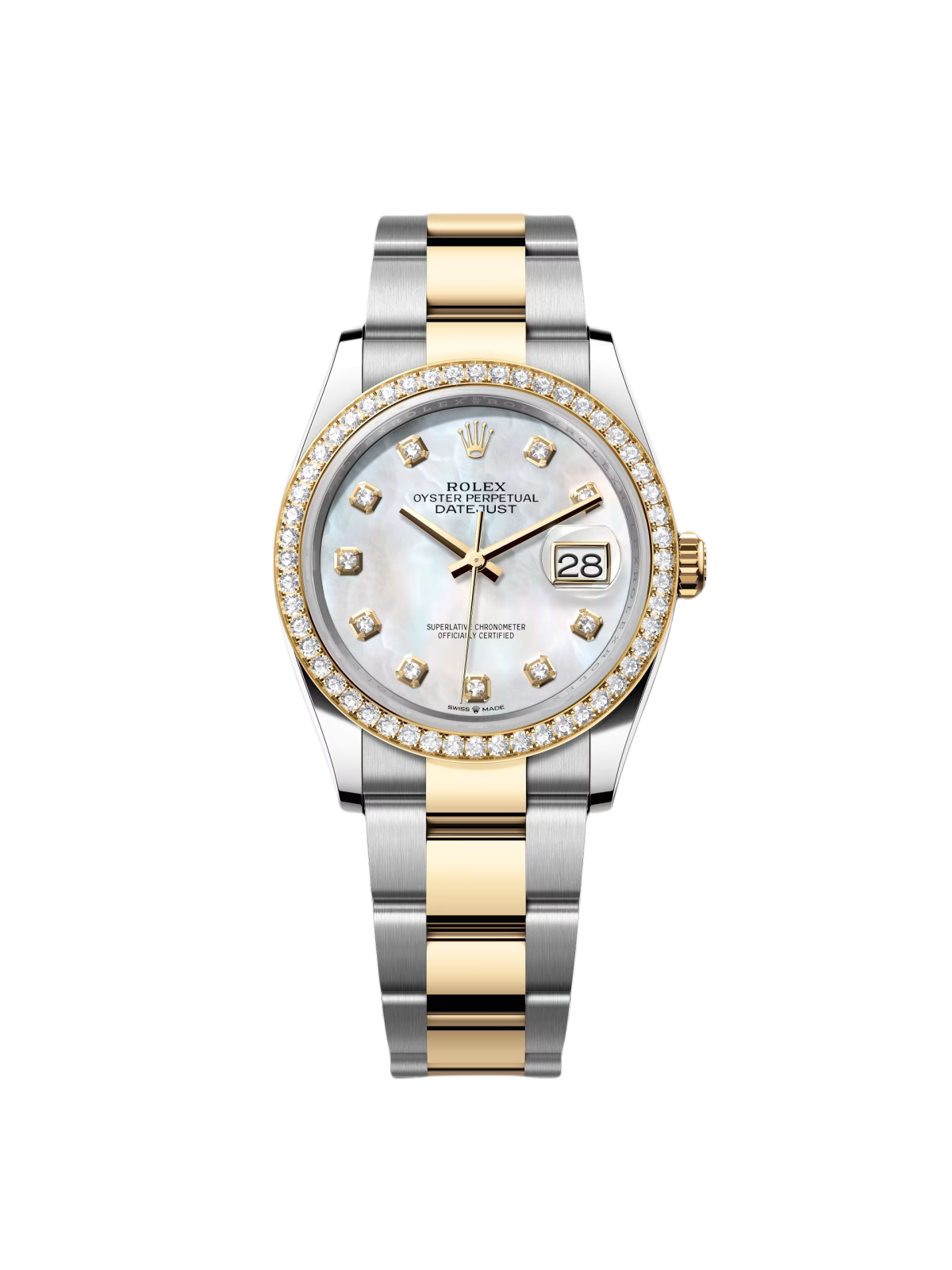 RLX Datejust 36mm 126283 White Mother-of-Pearl Dial Jubilee Bracelet Watch - LITELUX