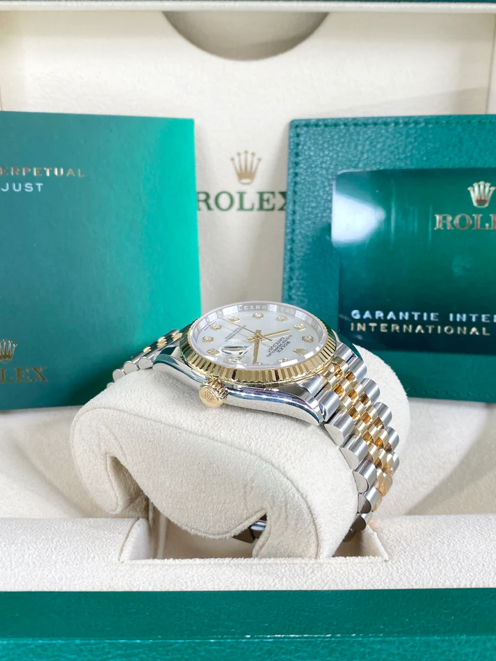 RLX Datejust 36mm 126233 MOP Diamond Dial Jubilee Two-Tone Bracelet Watch - LITELUX
