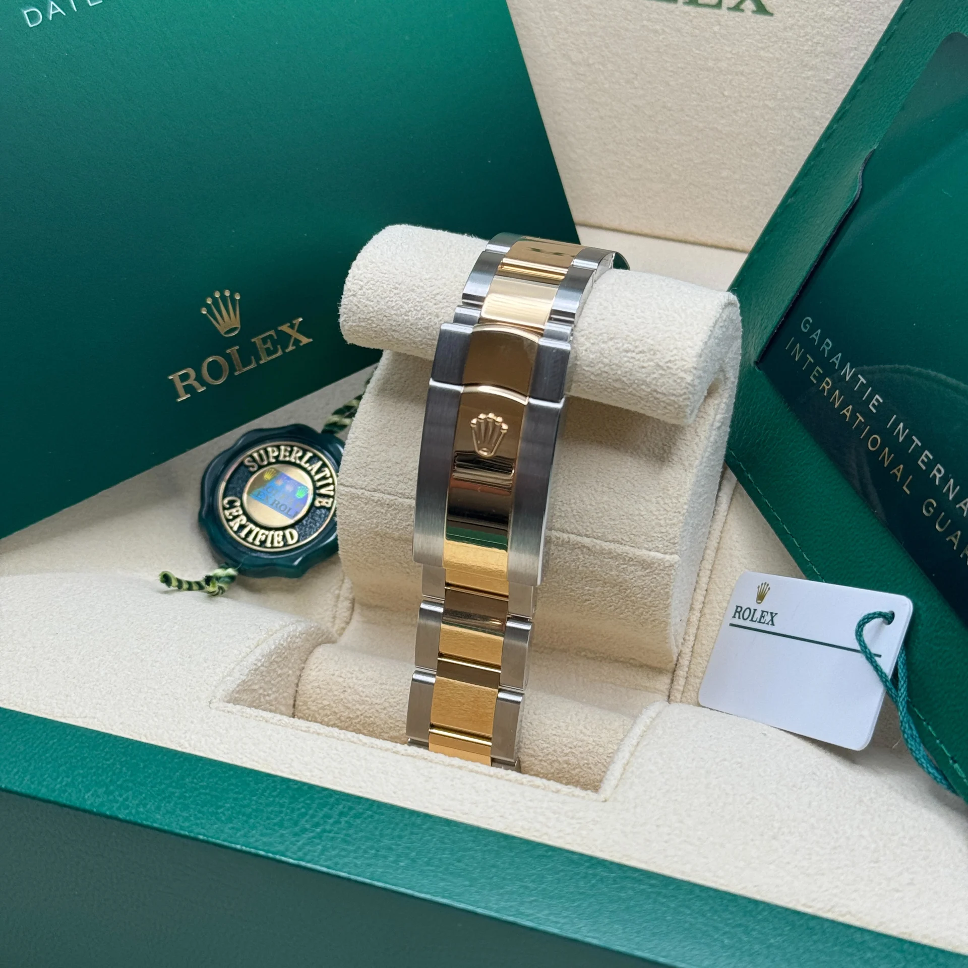 RLX Datejust 41mm 126333 Two-Tone Yellow Gold Fluted Bezel 