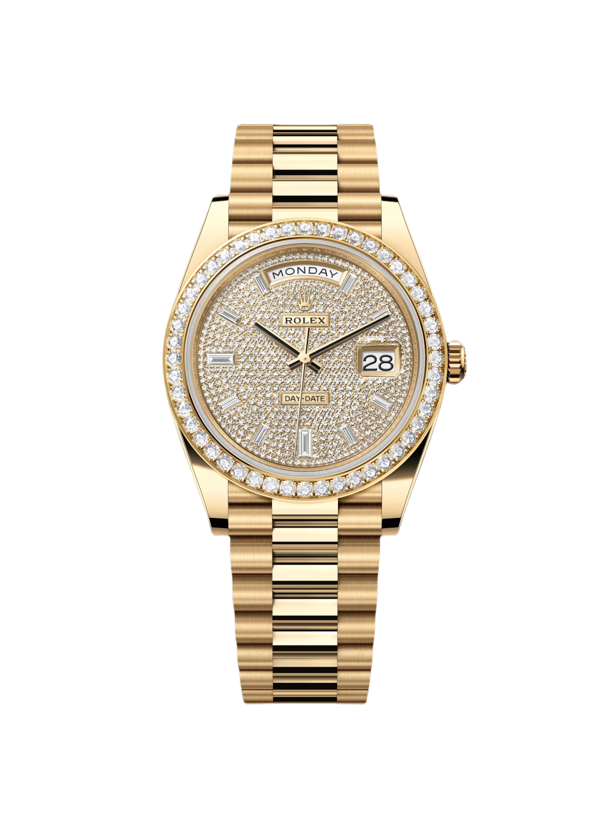 RLX Day-Date 40mm Diamond Dial Watch 228348RBR-0037 - LITELUX