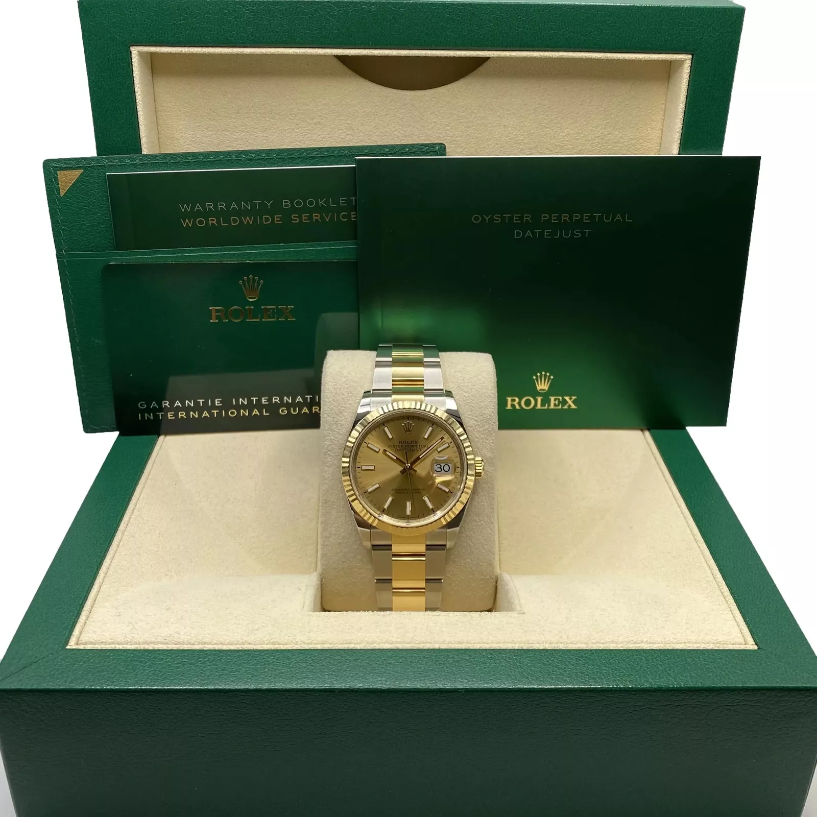 RLX Datejust 36mm 126233 Champagne Dial Jubilee Bracelet Watch - LITELUX