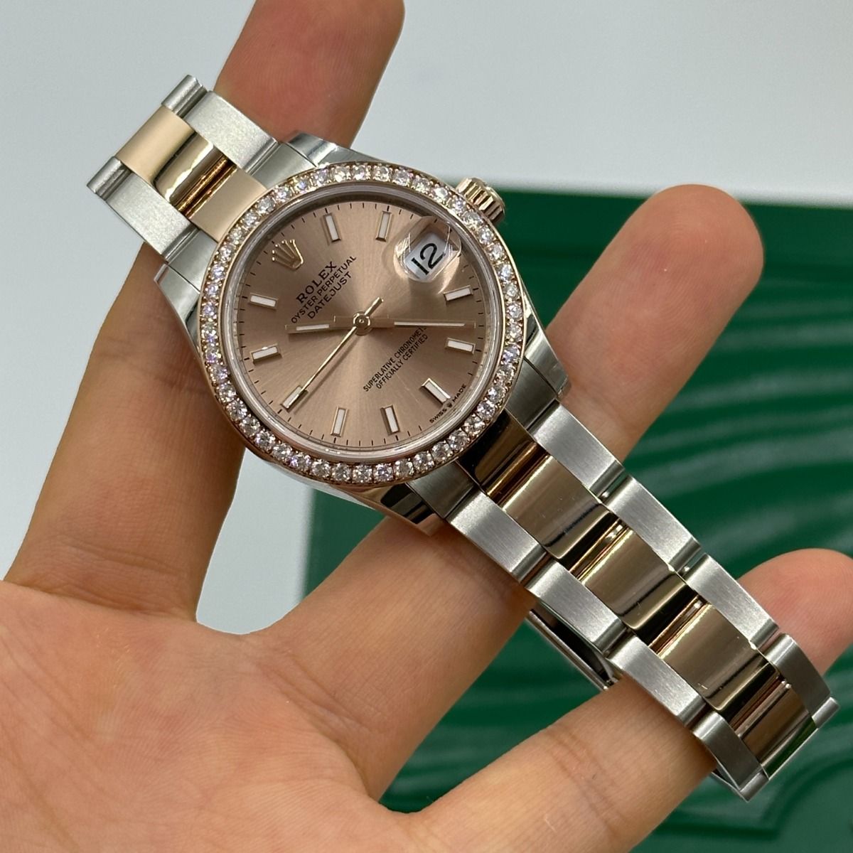 RLX Datejust m278381-0009/0010 Rose Dial Diamond-Set Bezel 31mm - LITELUX