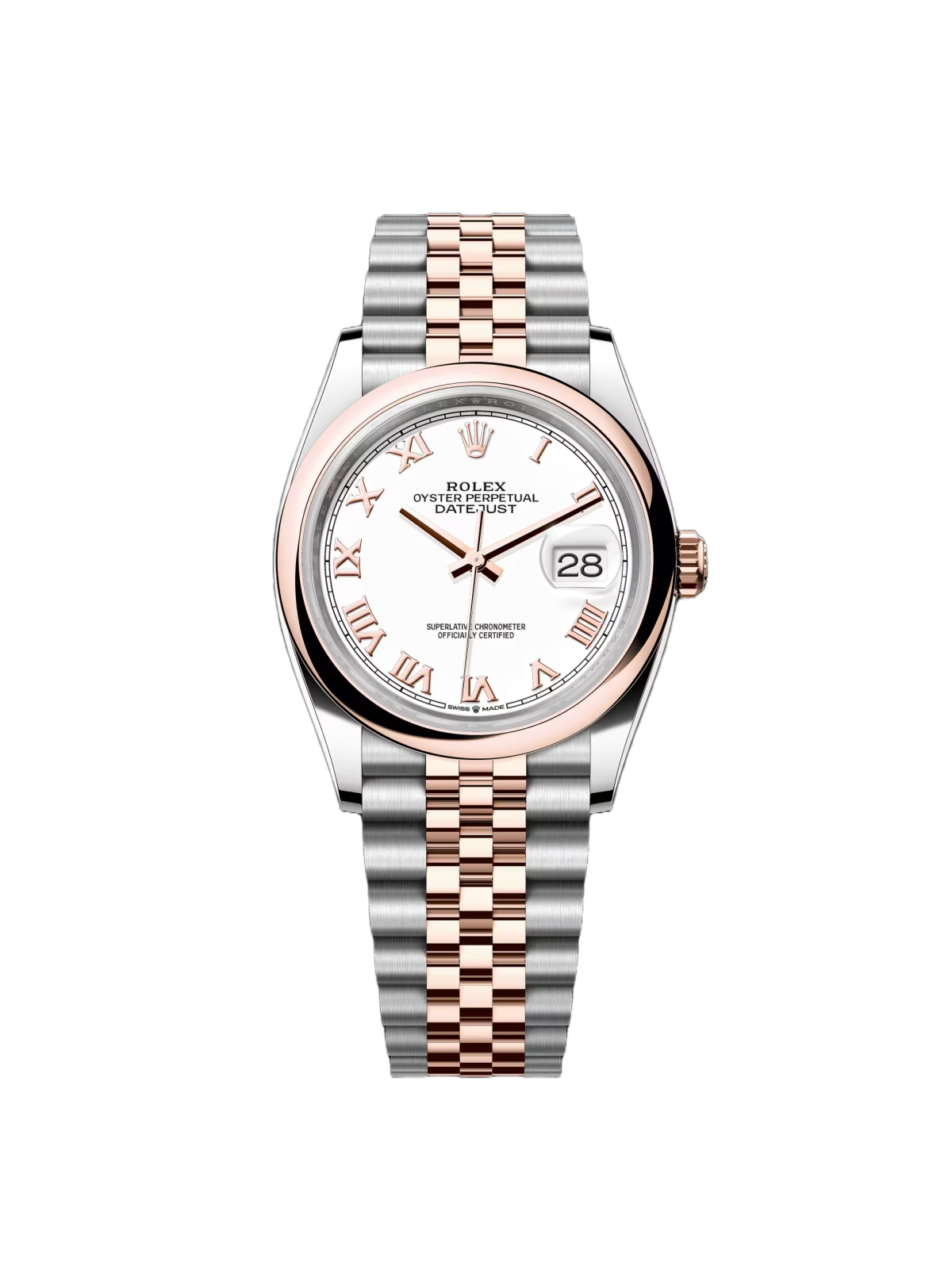RLX Datejust 36mm 126201 White Dial Oyster Bracelet Watch - LITELUX