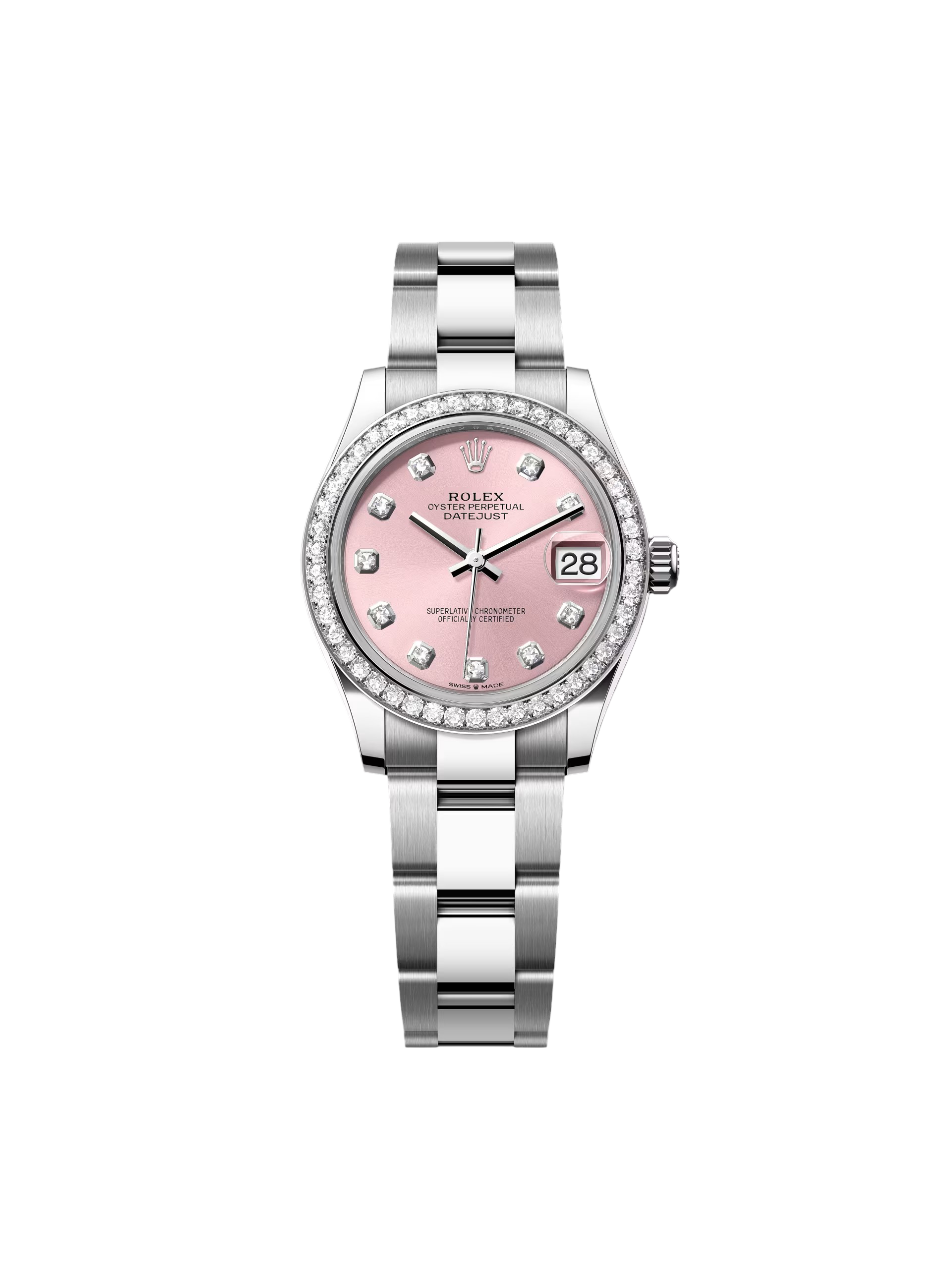 RLX Datejust m278384RBR-0035/0036 Pink 31mm Dial Oyster Watch - LITELUX