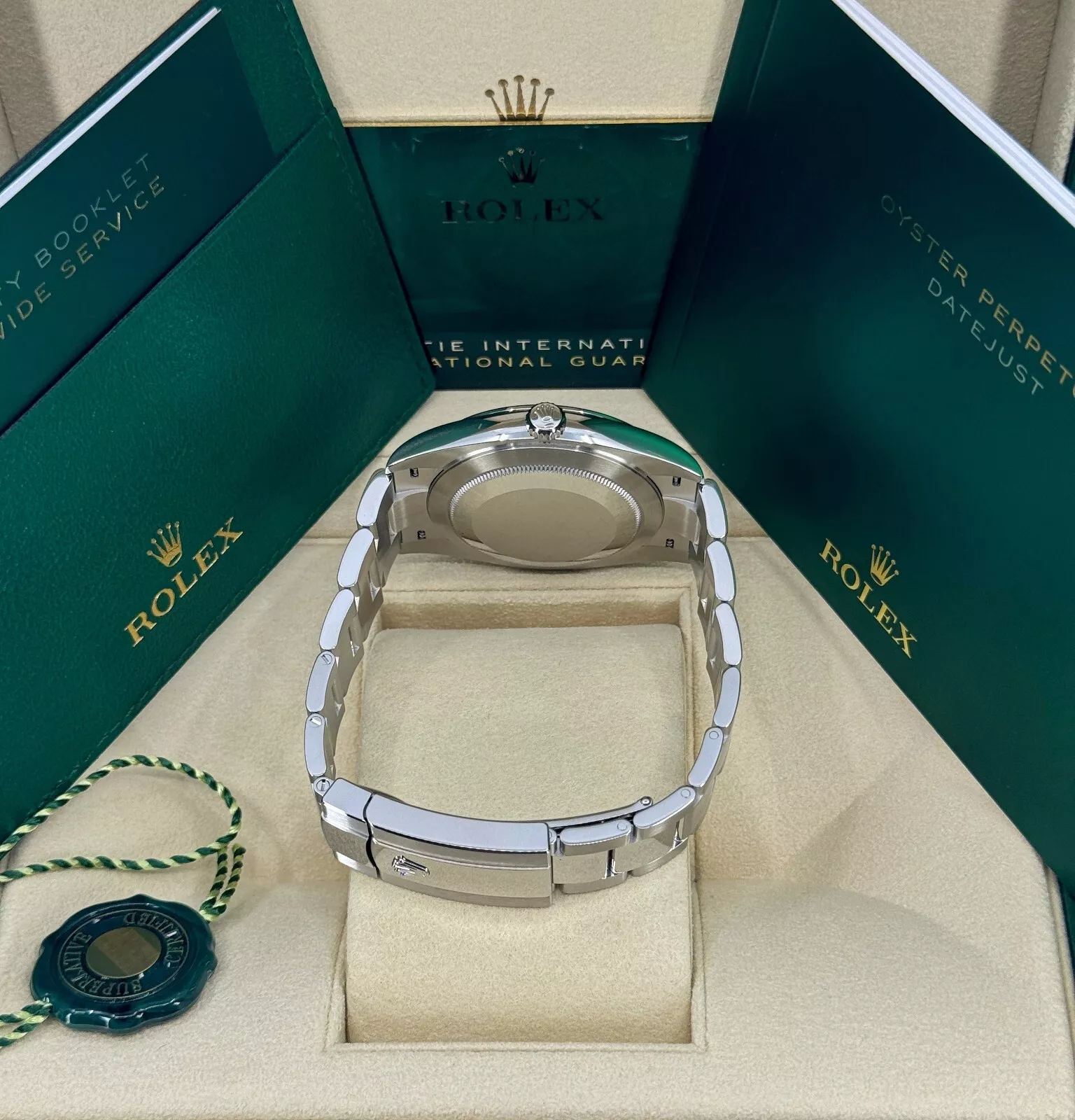 RLX Datejust 41mm 126300 Mint Green Dial Stainless Steel Oyster Bracelet Watch - LITELUX