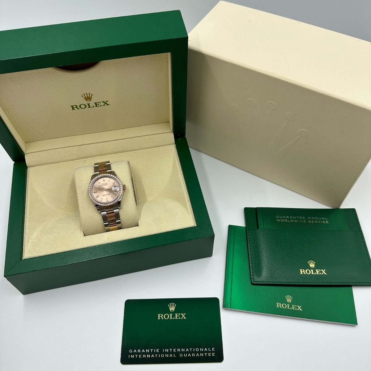 RLX Datejust m278381-0009/0010 Rose Dial Diamond-Set Bezel 31mm - LITELUX