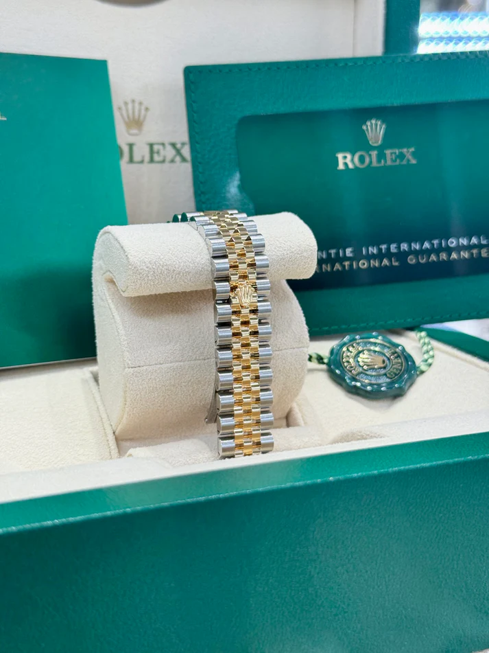 RLX Datejust m278273-0015/0016 31mm Olive Green Dial Stainless Steel and Yellow Gold Oyster Watch - LITELUX