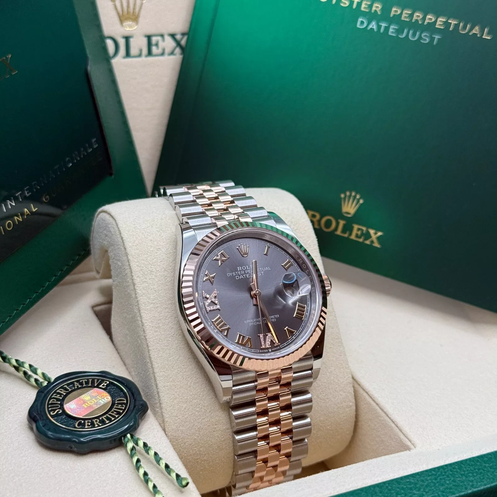 RLX Datejust 36mm 126231 Slate Dial Jubilee Bracelet - LITELUX