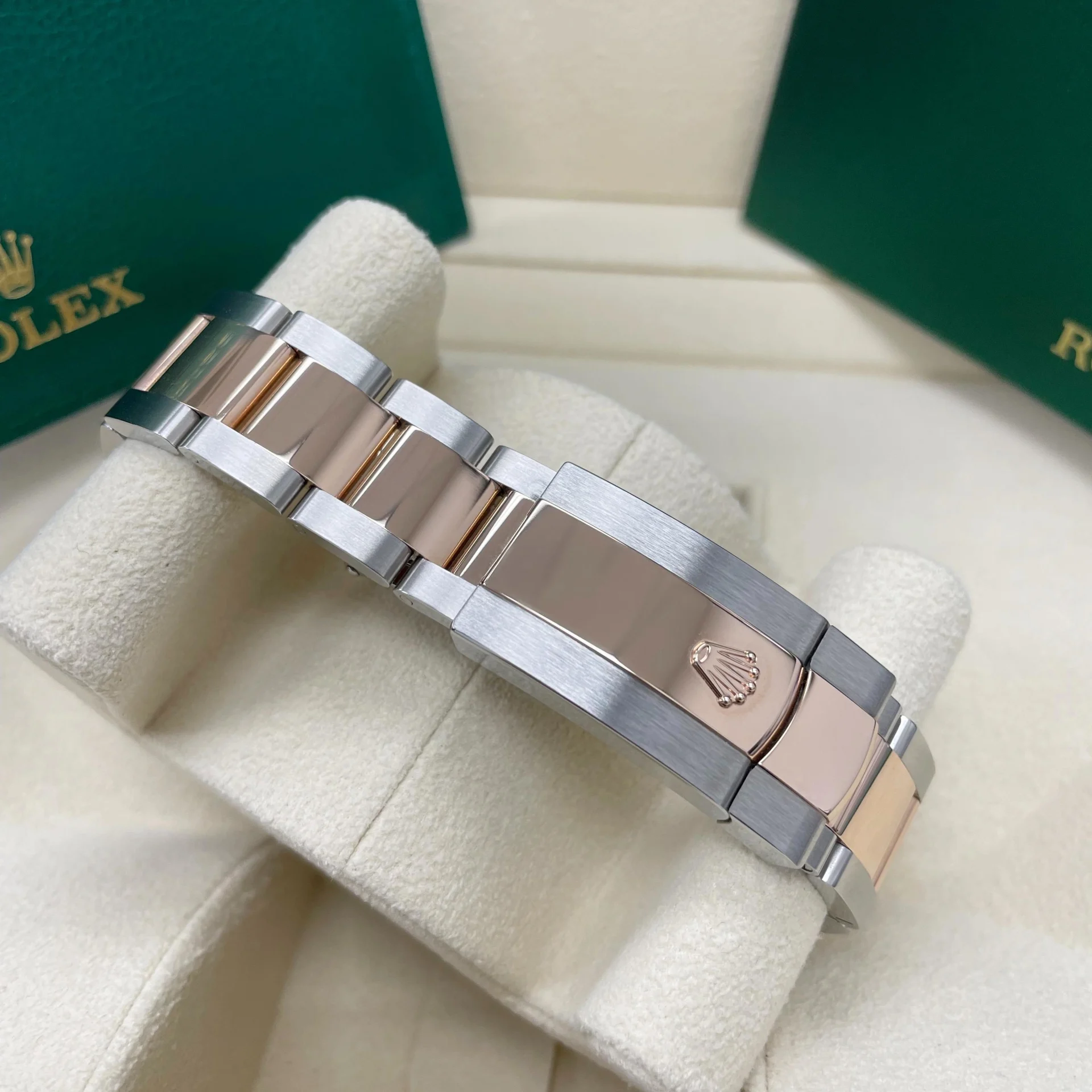 RLX Datejust 41mm 126331 Sundust Diamond Jubilee Steel and Everose Gold Watch - LITELUX