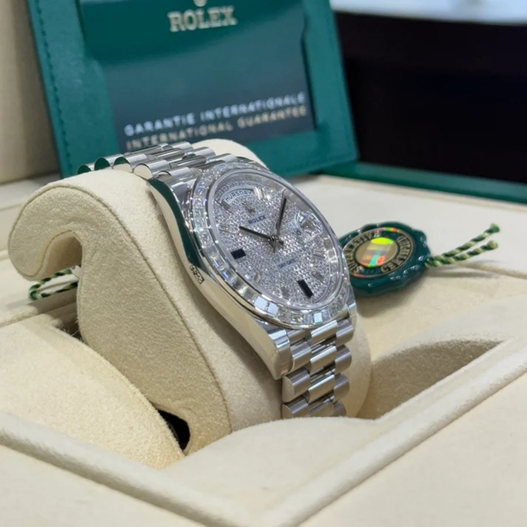 RLX Day-Date 40mm 228396TBR-0021 Diamonds Sapphires Dial - LITELUX