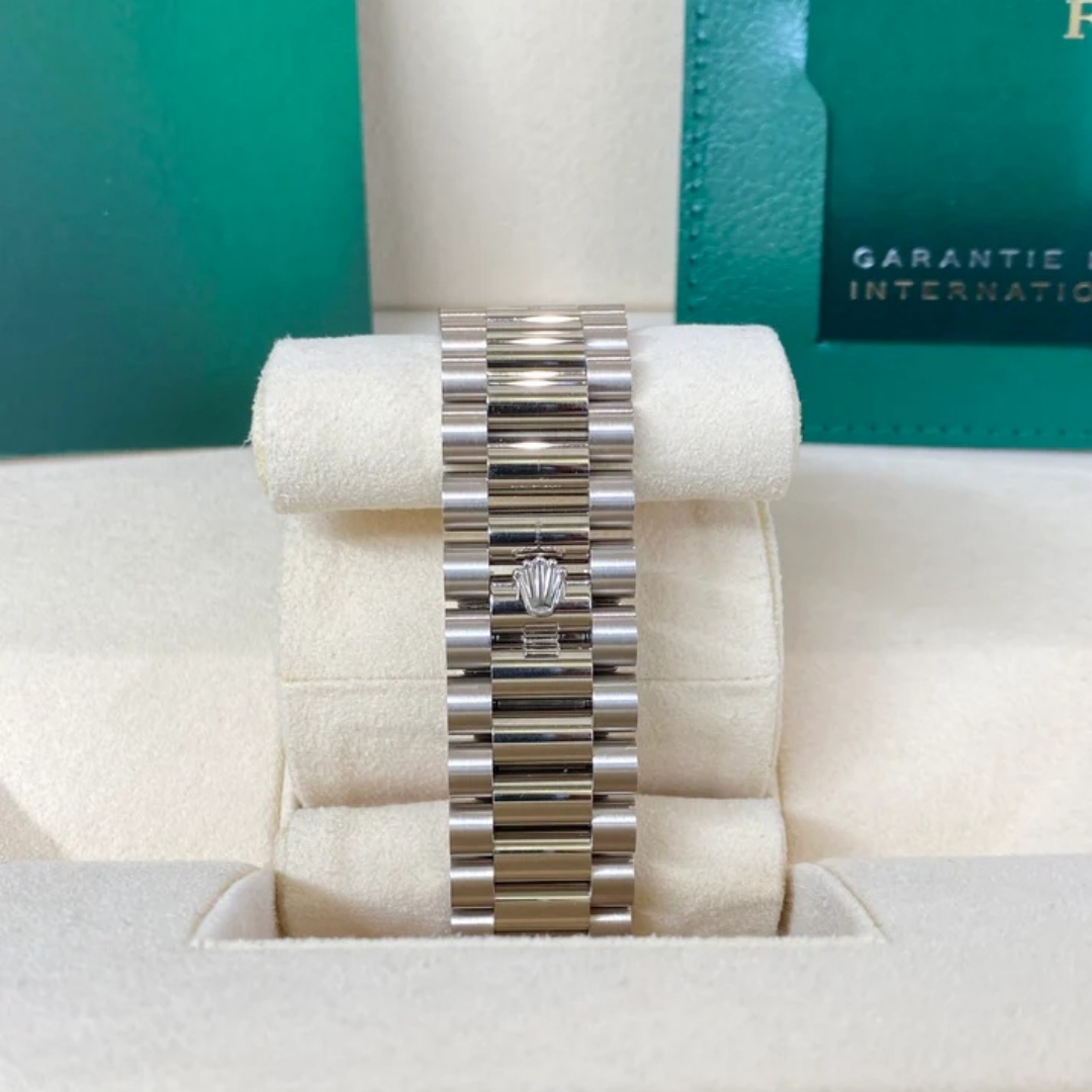 RLX Day-Date 40mm 228349RBR-0005 Bright Blue Dial President Bracelet - LITELUX