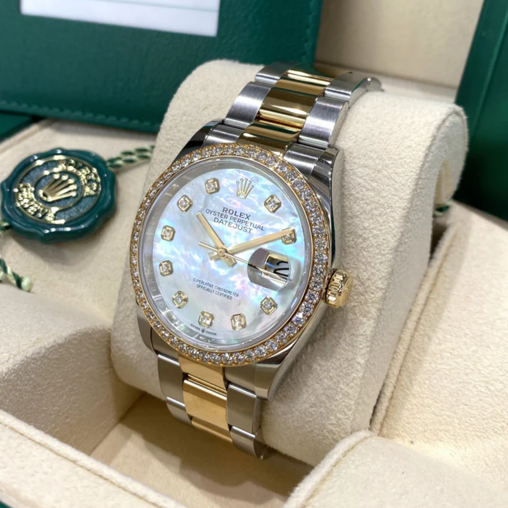 RLX Datejust 36mm 126283 White Mother-of-Pearl Dial Jubilee Bracelet Watch - LITELUX