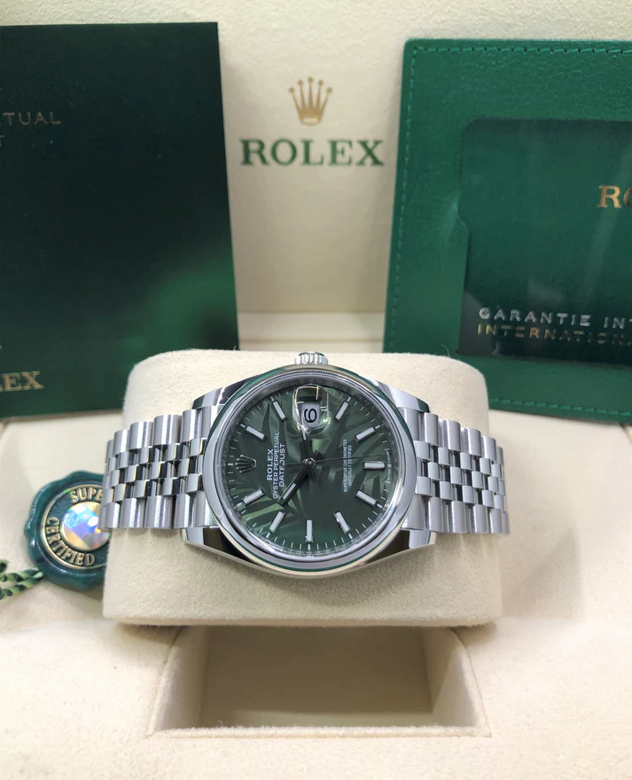 RLX Datejust 36mm 126200 Green Dial Watch - LITELUX