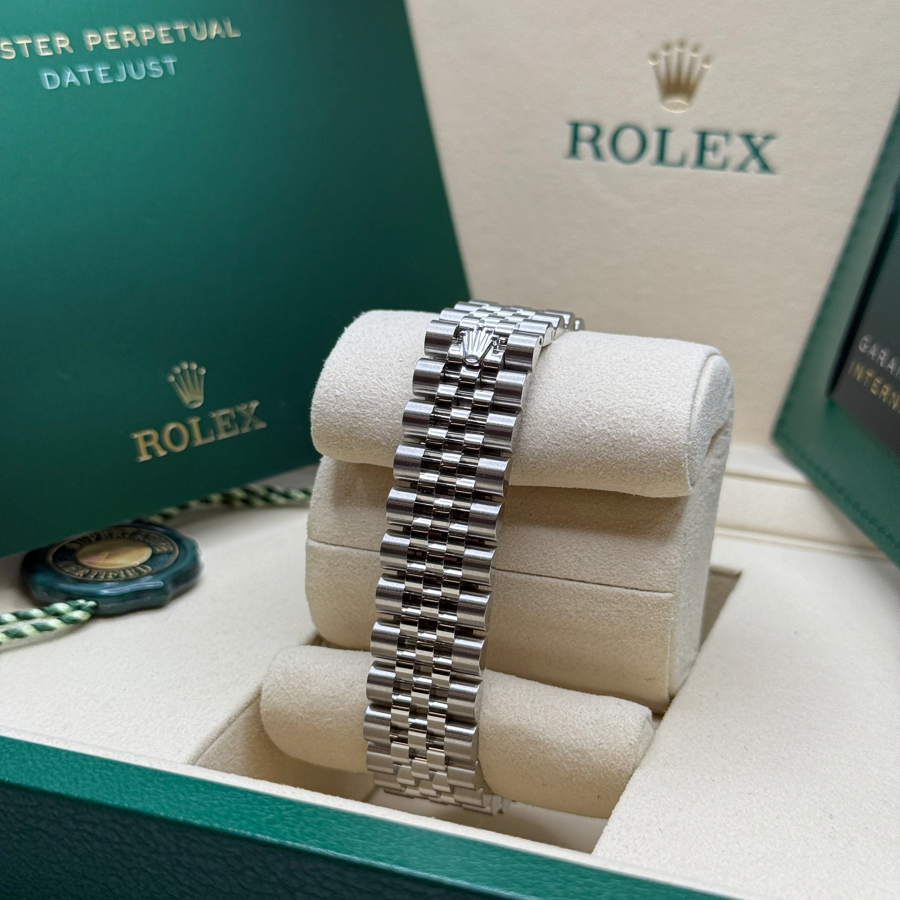 RLX Datejust m278240-0011/0012 31mm Green Stick Domed Bezel Oyster Oystersteel - LITELUX