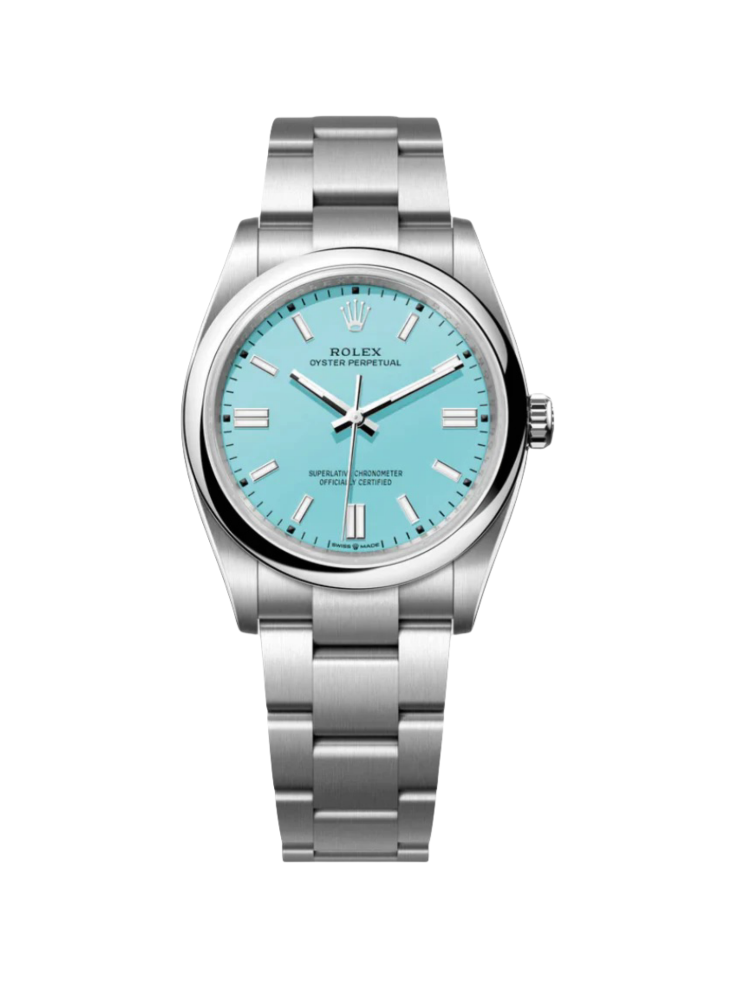 RLX 124300 Oyster Perpetual 41mm Oyster Perpetual Turquoise Index Dial - LITELUX