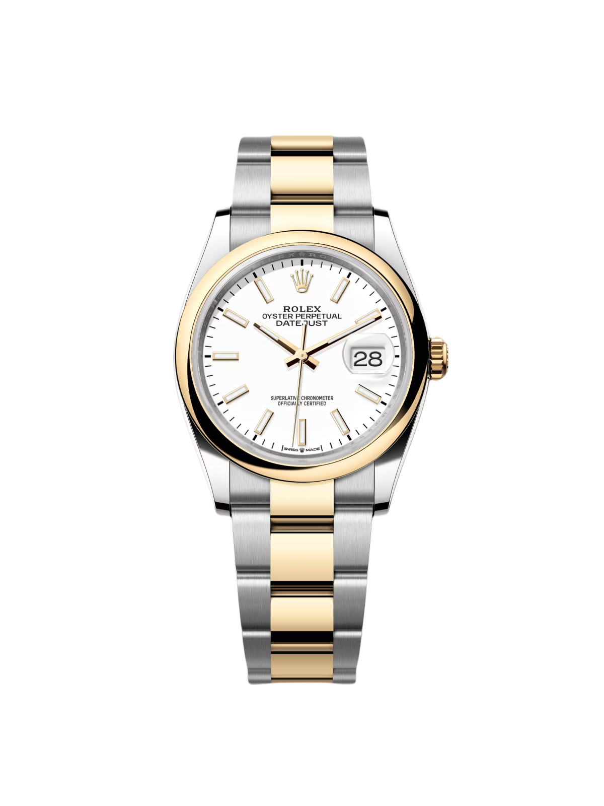 RLX Datejust 36mm 126203 White Dial Domed Bezel Jubilee Bracelet - LITELUX