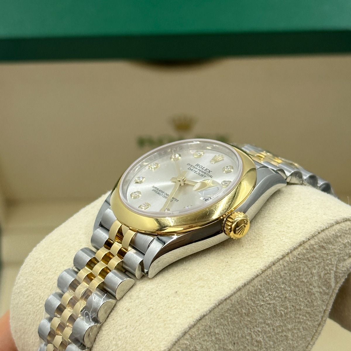 RLX Datejust m278243-0019/0020 31mm Silver Dial Yellow Rolesor Oyster Watch - LITELUX
