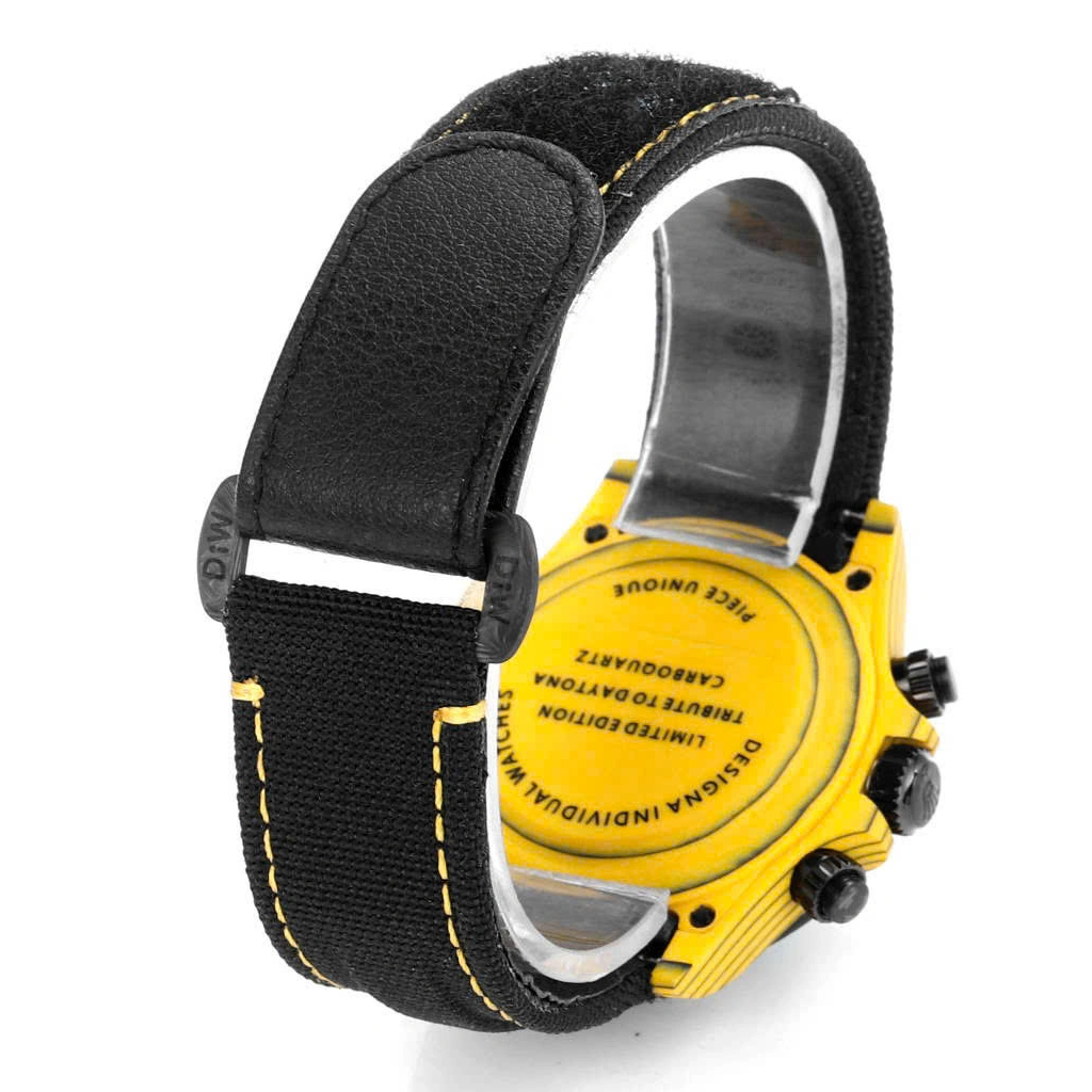 12A(Swiss movement)Rolex Cosmograph Daytona DIW Carbon Yellow “BUMBLEBEE” 40mm Replica 1:1 – Top Quality Version - LITELUX