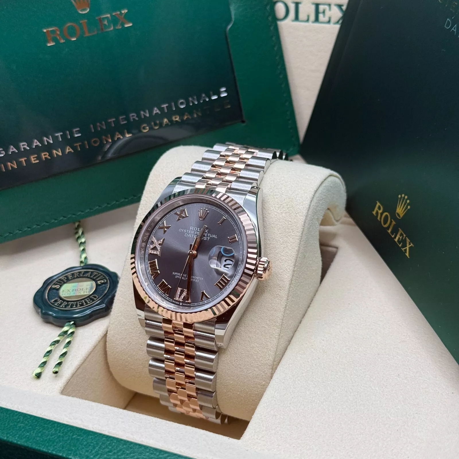 RLX Datejust 36mm 126231 Slate Dial Jubilee Bracelet - LITELUX