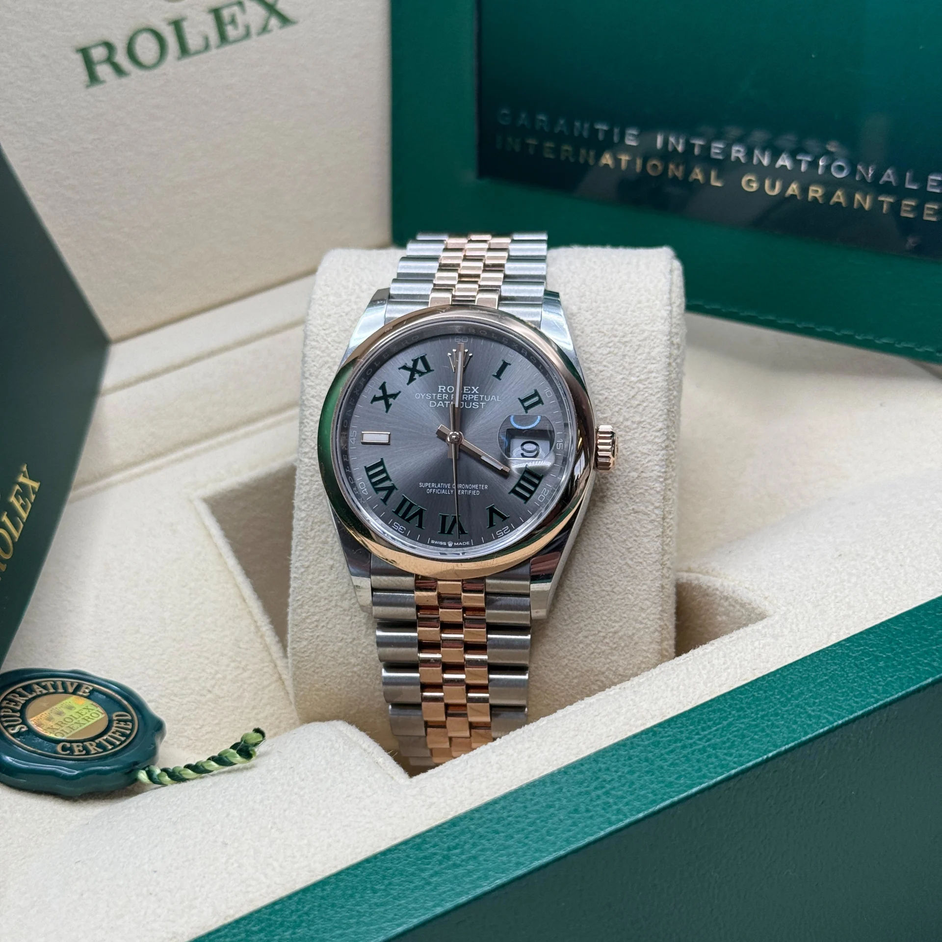 RLX Datejust 36mm 126201 Slate Dial Jubilee Bracelet Watch - LITELUX