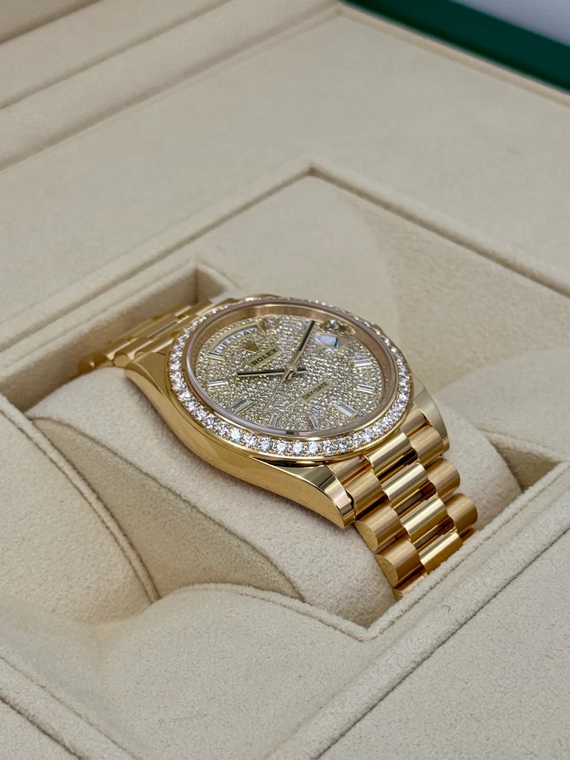 RLX Day-Date 40mm Diamond Dial Watch 228348RBR-0037 - LITELUX