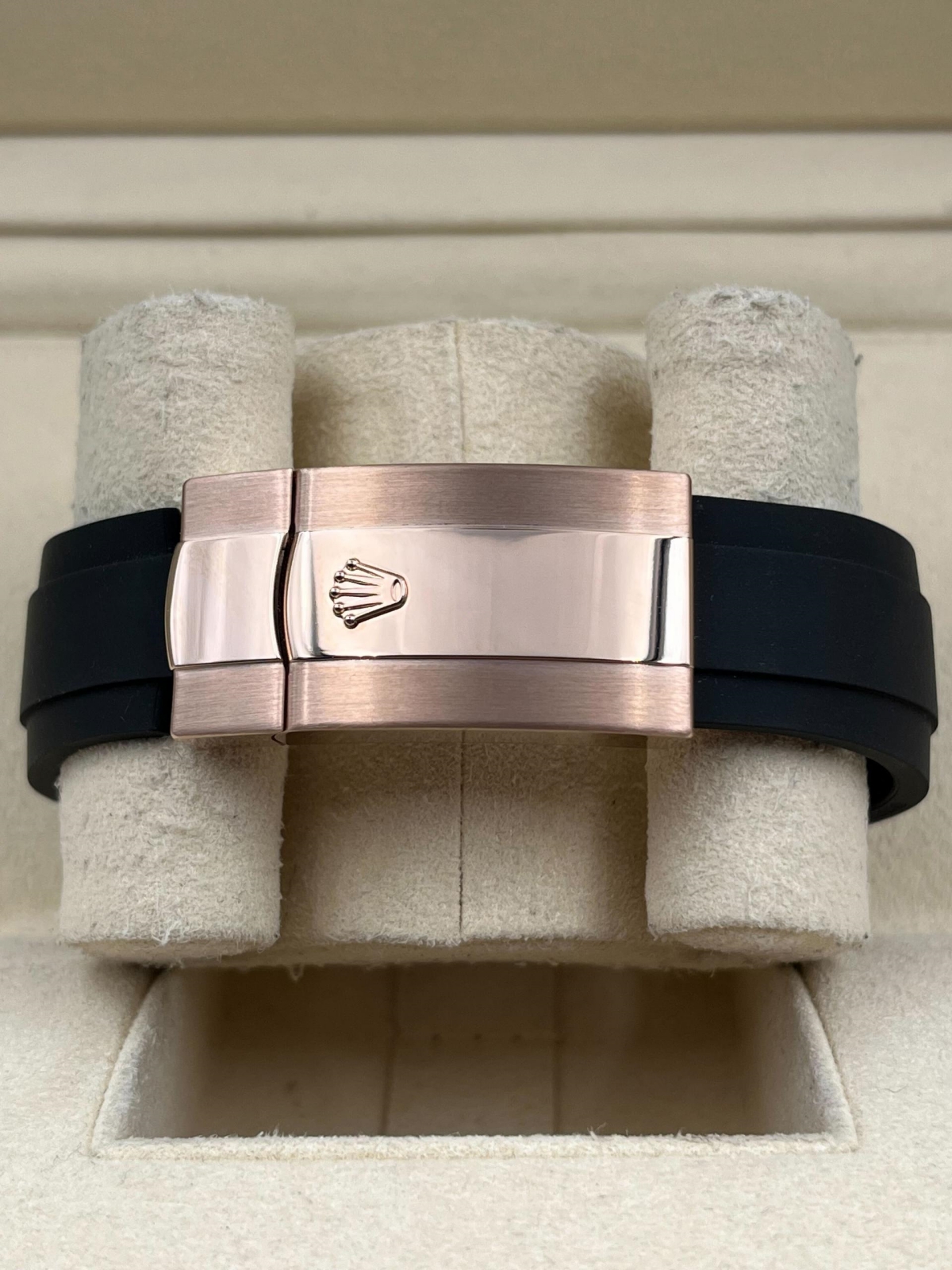 RLX Sky-Dweller 42mm Rose Gold White Dial Oysterflex - 336235 - LITELUX