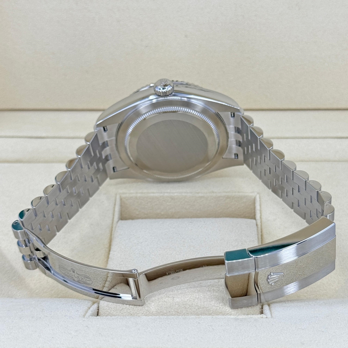RLX Sky-Dweller 42mm 336934-0004 Stainless Steel White Dial Oyster - LITELUX