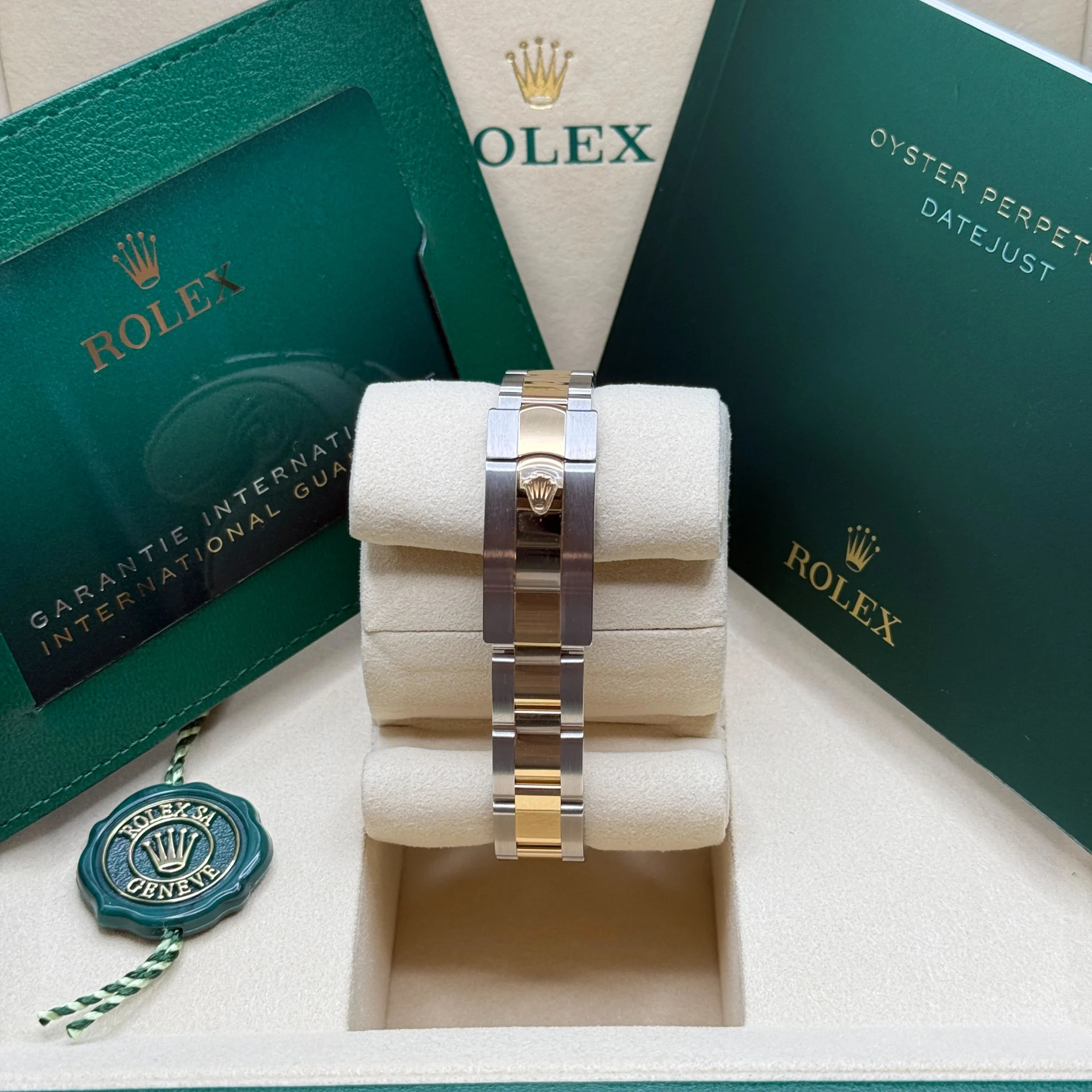 RLX Lady-Datejust 28mm 279163 Champagne Dial Oyster Bracelet - LITELUX