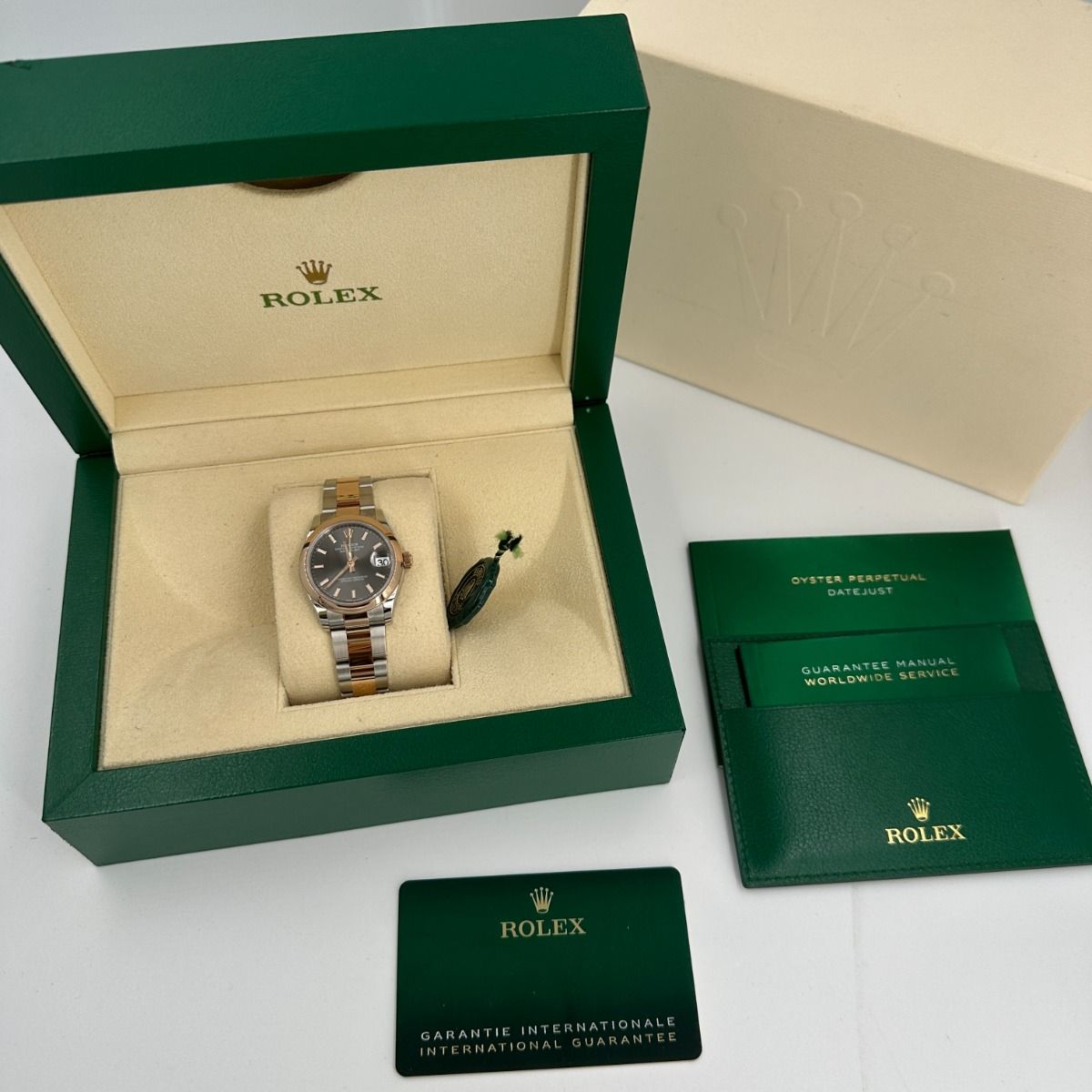 RLX Datejust m278241-0017/0018 Slate 31mm Dial Oyster Bracelet Watch - LITELUX