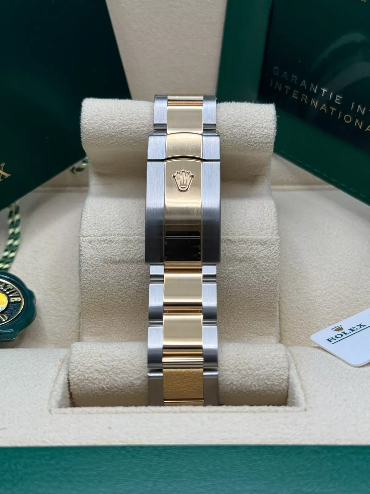 RLX Datejust 41mm 126303 White Index Oyster Steel and Yellow Gold Mens Watch - LITELUX