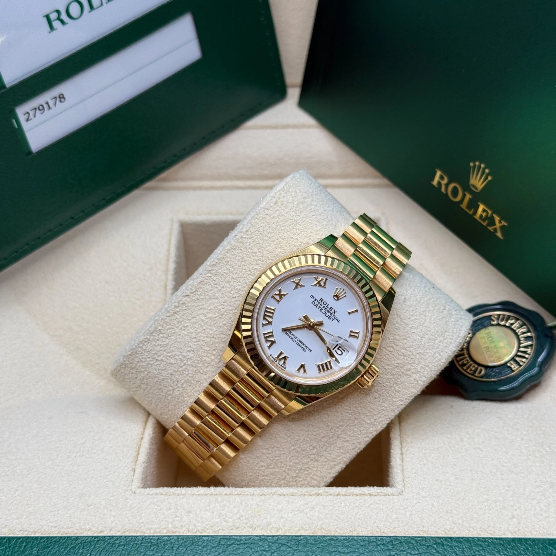 RLX Lady-Datejust 28mm 279178 White Dial - LITELUX