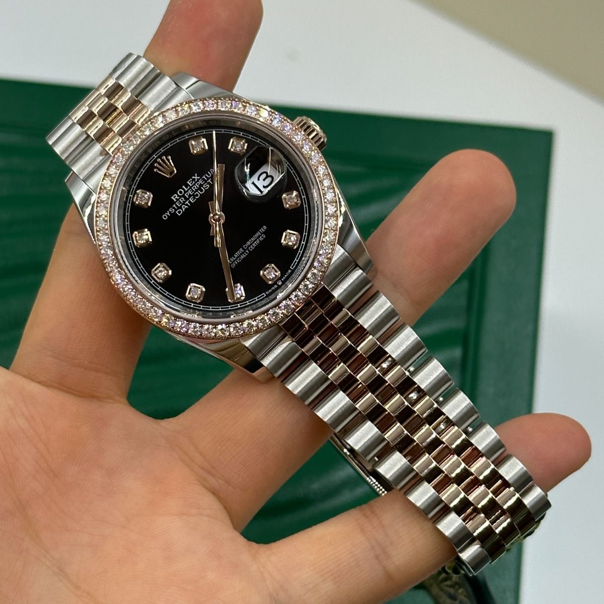 RLX Datejust 36mm 126281 Black Dial Jubilee Bracelet - LITELUX