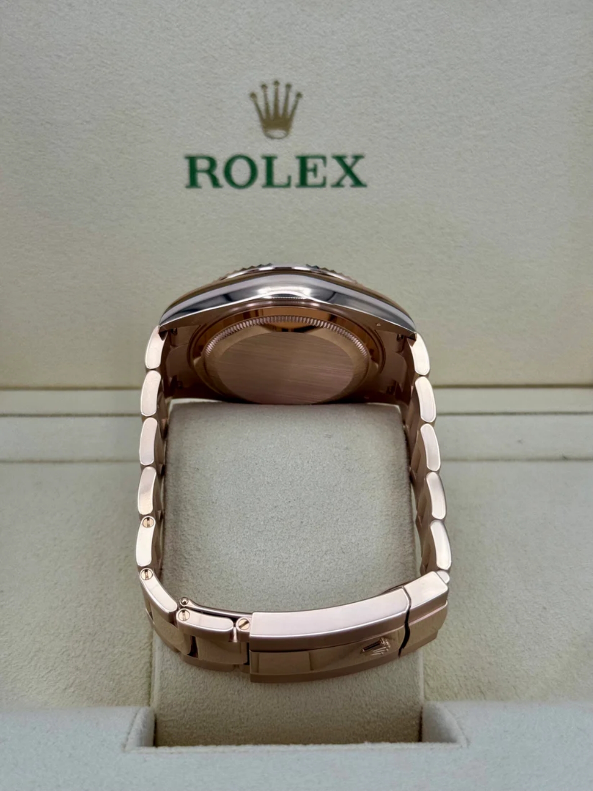 RLX Sky-Dweller 42mm 336935-0001 Rose Gold Blue Dial Oyster - LITELUX