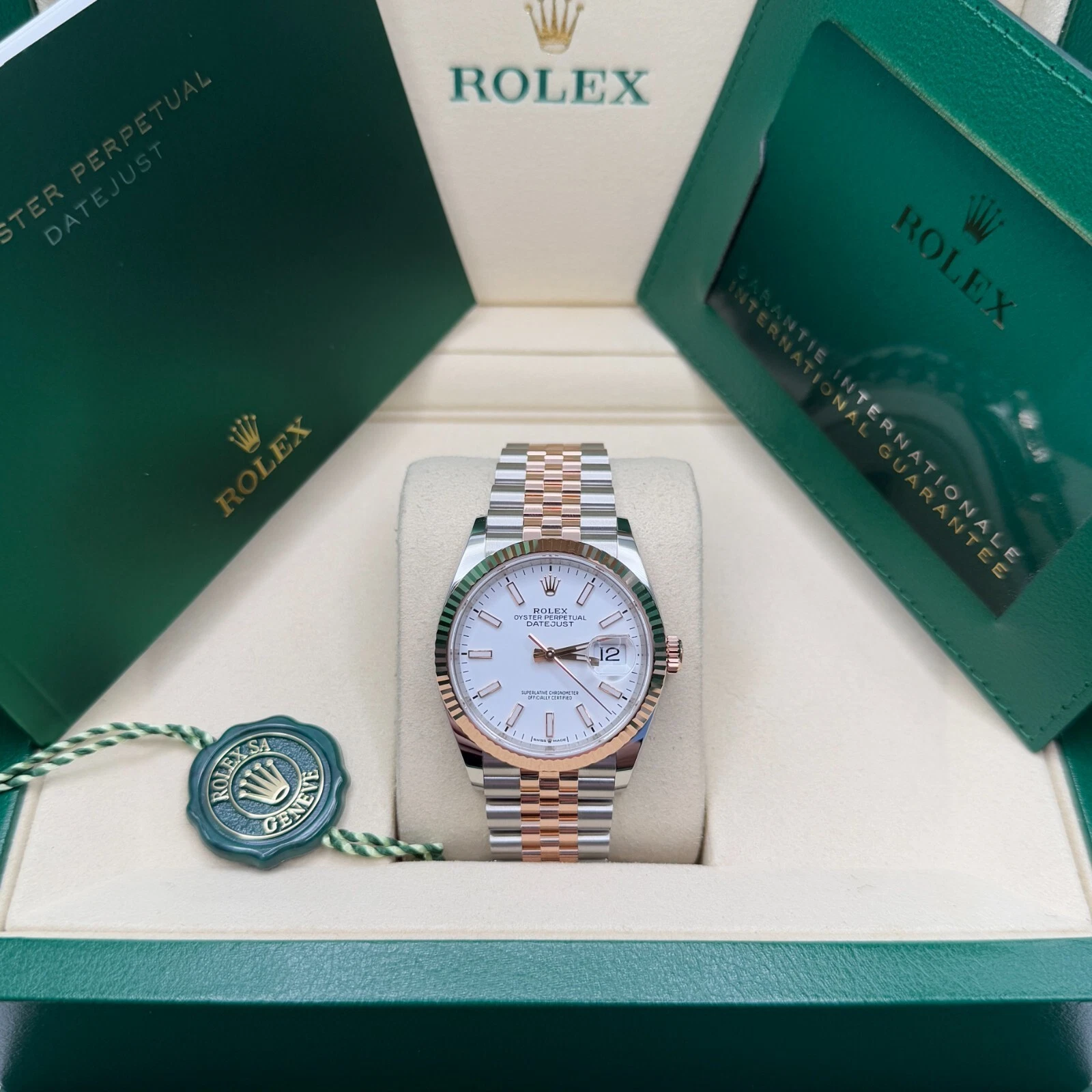 RLX Datejust 36mm 126231 White Dial Jubilee Bracelet - LITELUX