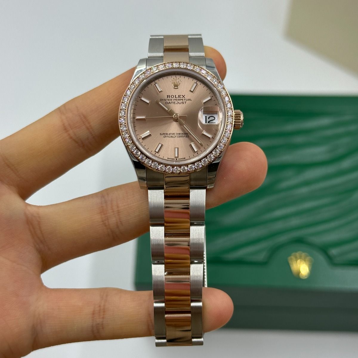 RLX Datejust m278381-0009/0010 Rose Dial Diamond-Set Bezel 31mm - LITELUX