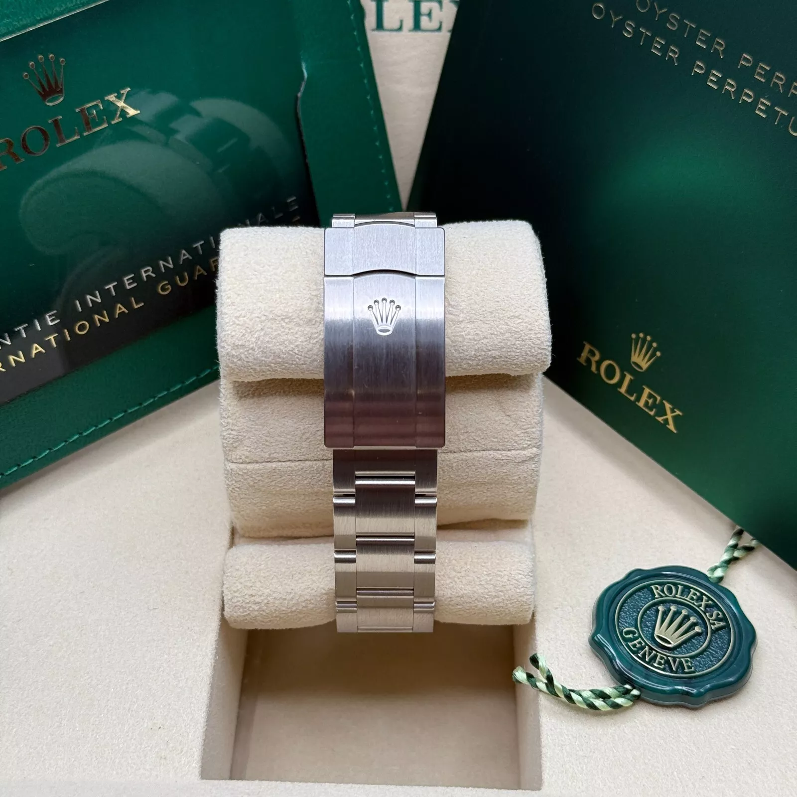 RLX Oyster Perpetual 36mm 126000-0015 Blue Dial Stainless Steel Oyster Bracelet - LITELUX