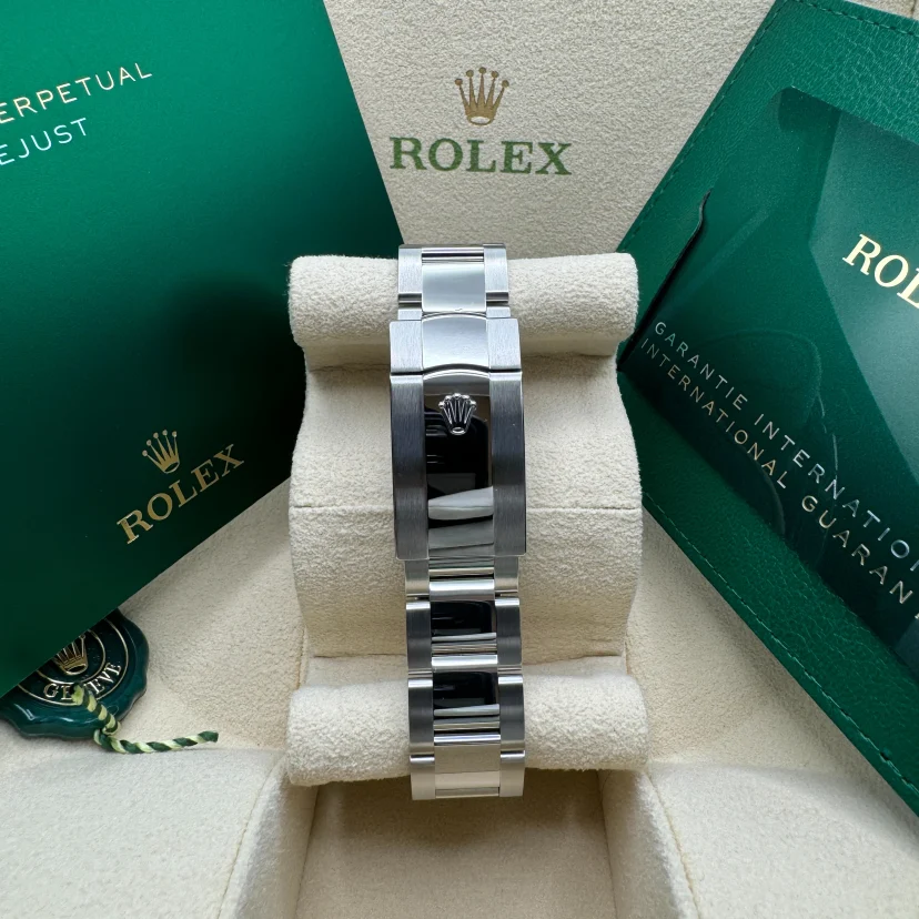 RLX Datejust 41mm 126300 Black Index Oyster 41mm Stainless Steel Watch - LITELUX