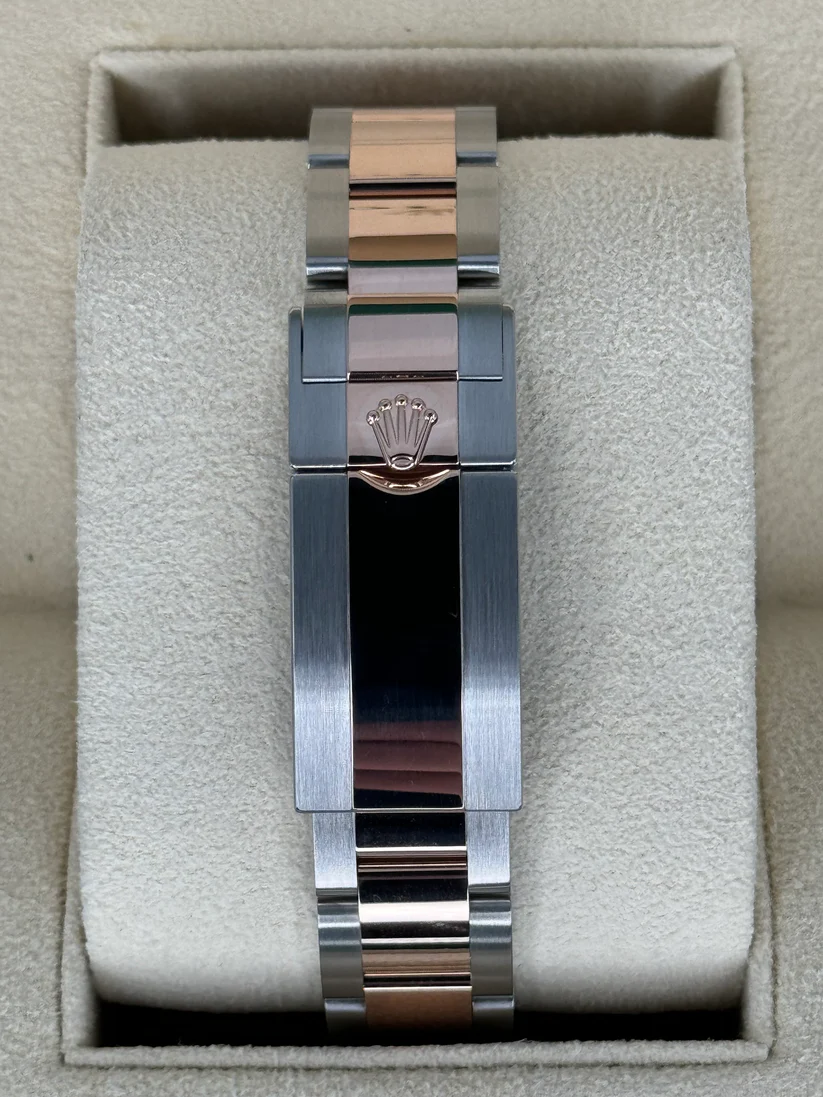 RLX Yacht-Master 37mm Steel and Everose Gold Watch - Black Dial - Oyster Bracelet 268621 - LITELUX