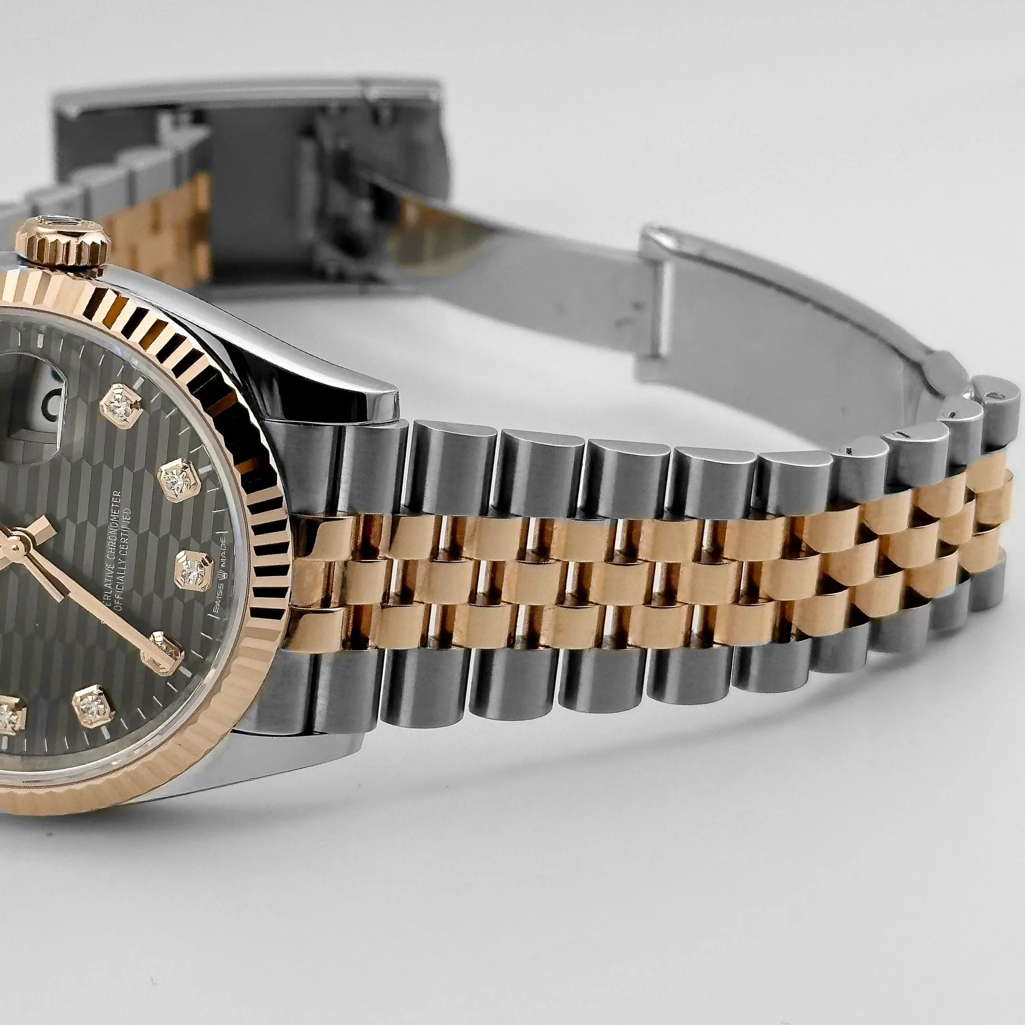 RLX Datejust 36mm 126231 Slate Fluted Motif Dial 36mm Jubilee Bracelet - LITELUX