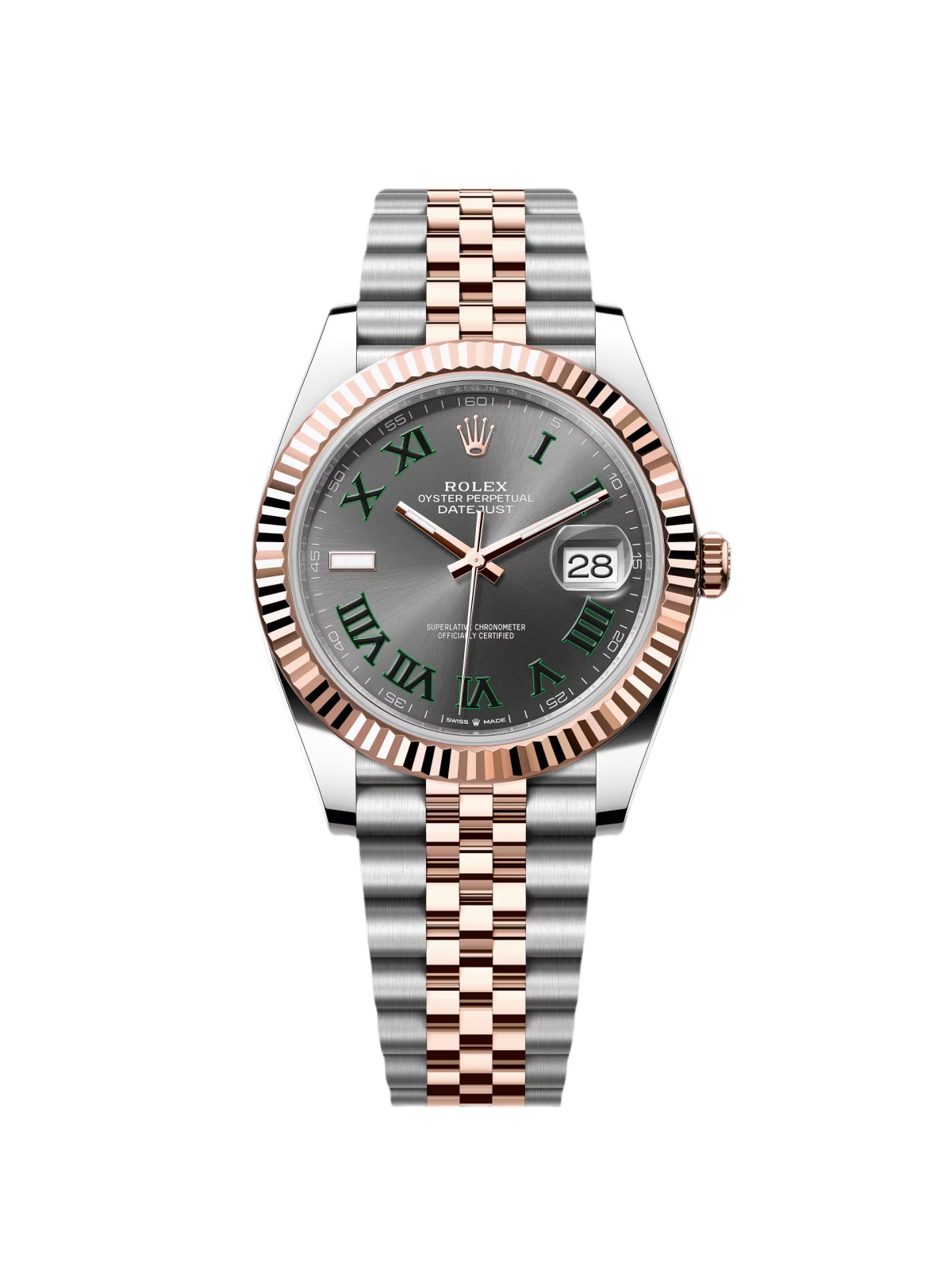RLX Datejust 41mm 126331 Oyster Band Steel and Everose Gold Men’s Watch - LITELUX