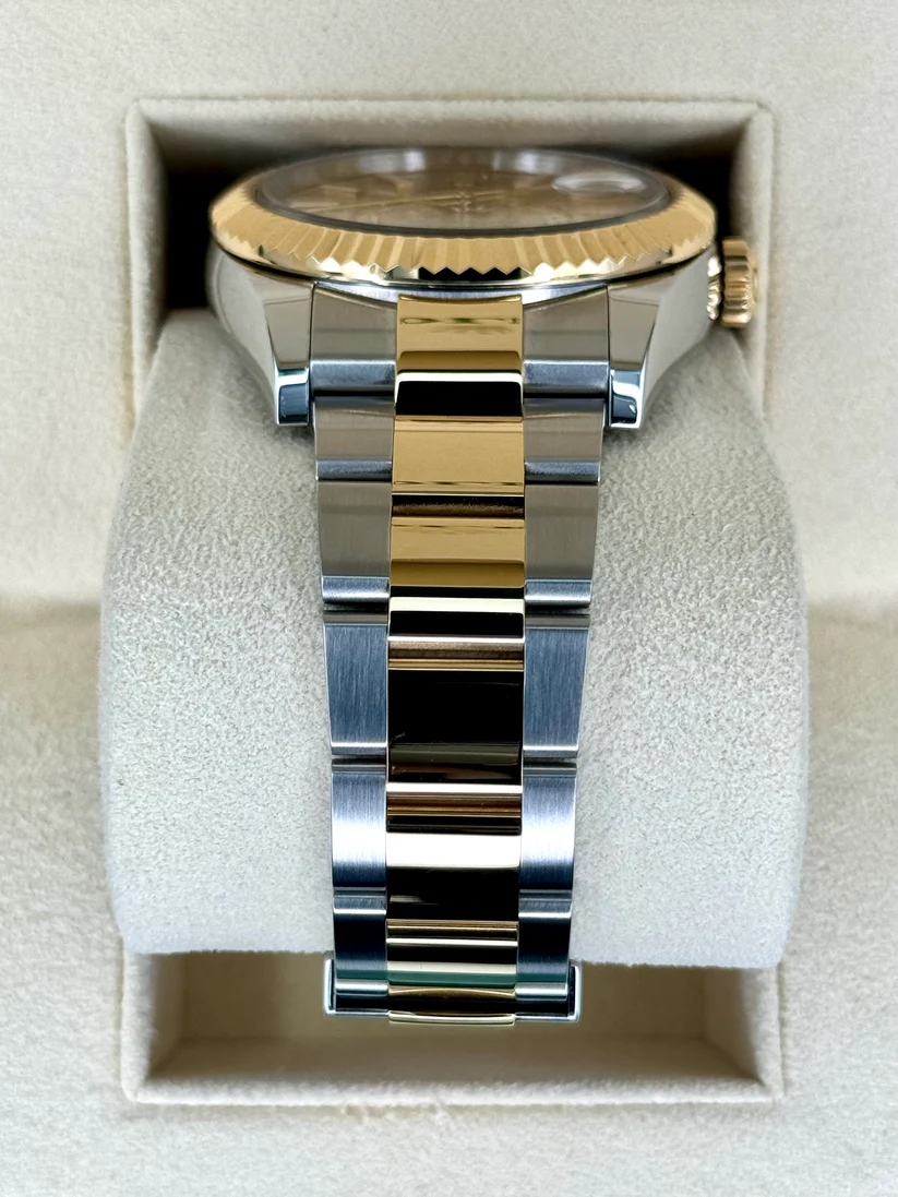 RLX Sky-Dweller 42mm 336933-0001 Two-Tone Yellow Gold Champagne Dial Oyster - LITELUX