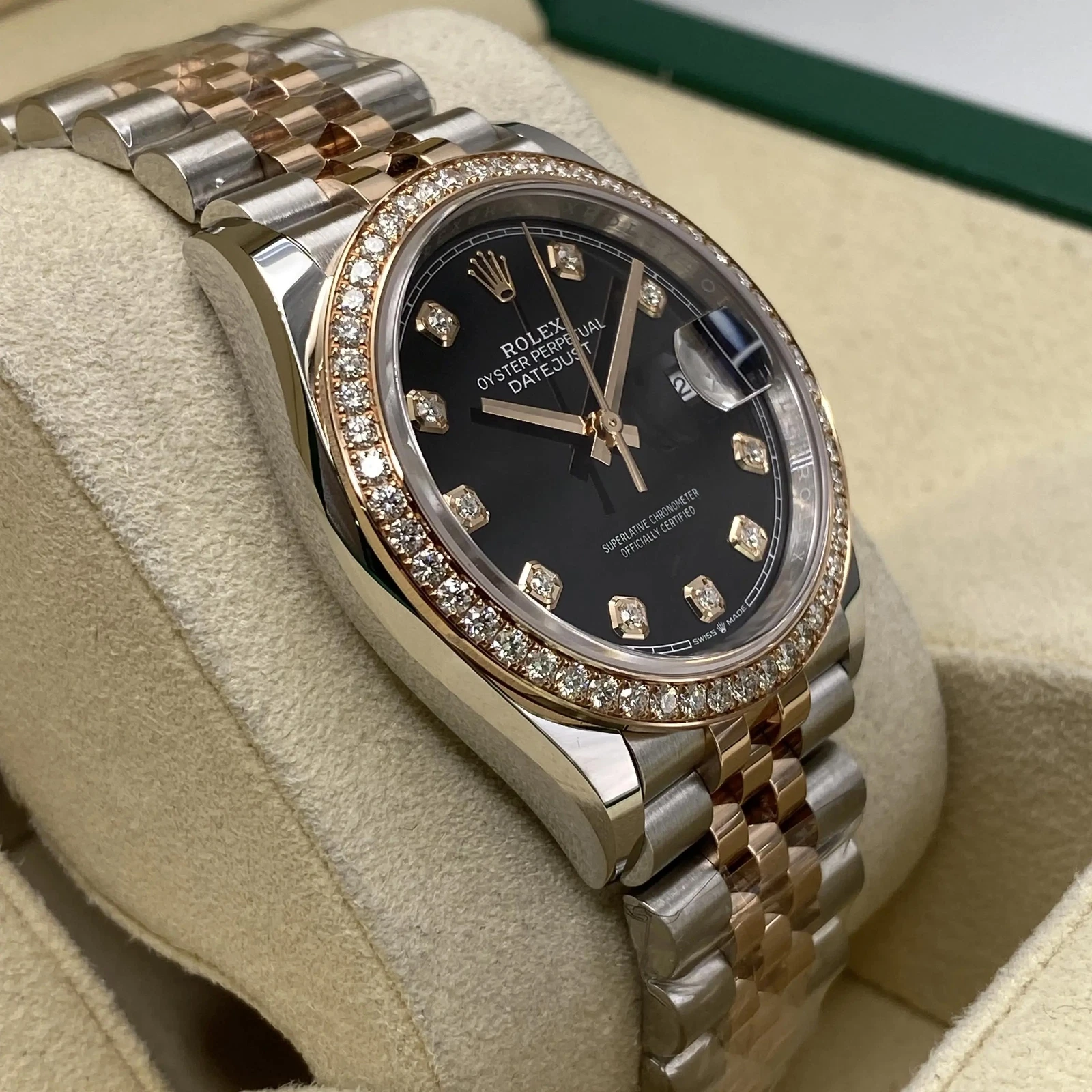 RLX Datejust 36mm 126281 Black Dial Jubilee Bracelet - LITELUX