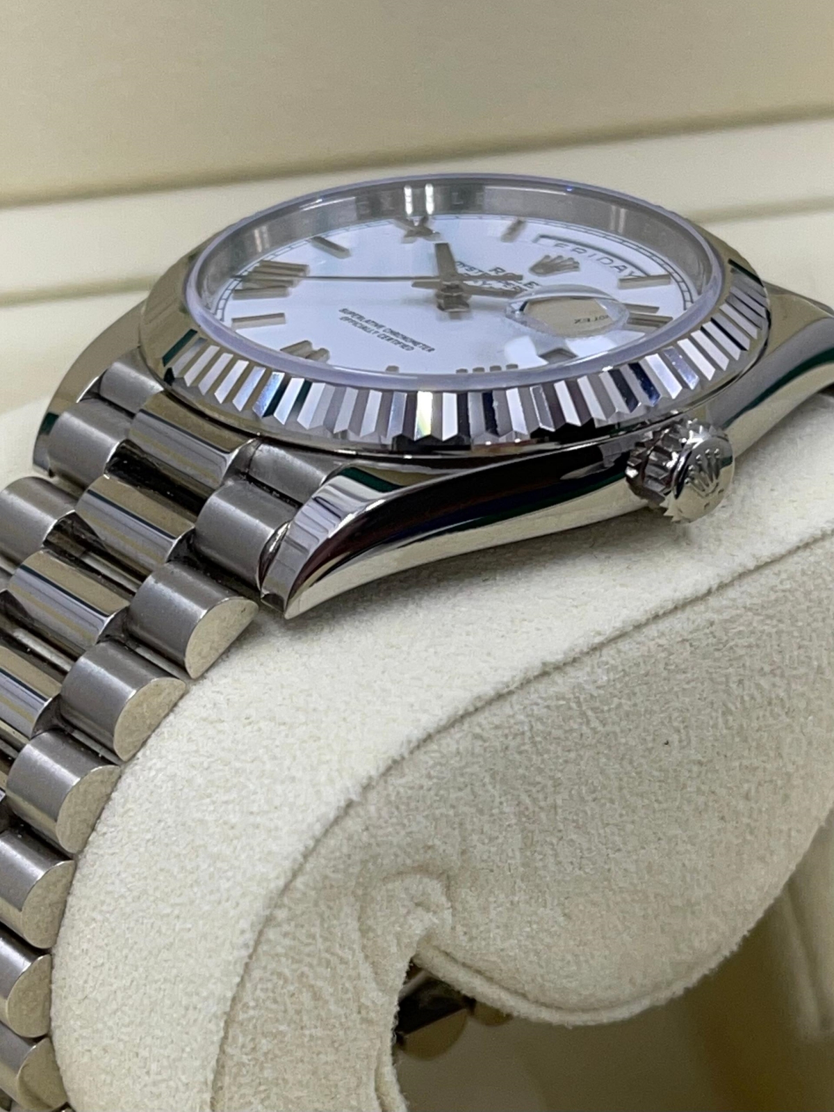 RLX Day-Date 228236-0010 White Roman Dial - LITELUX