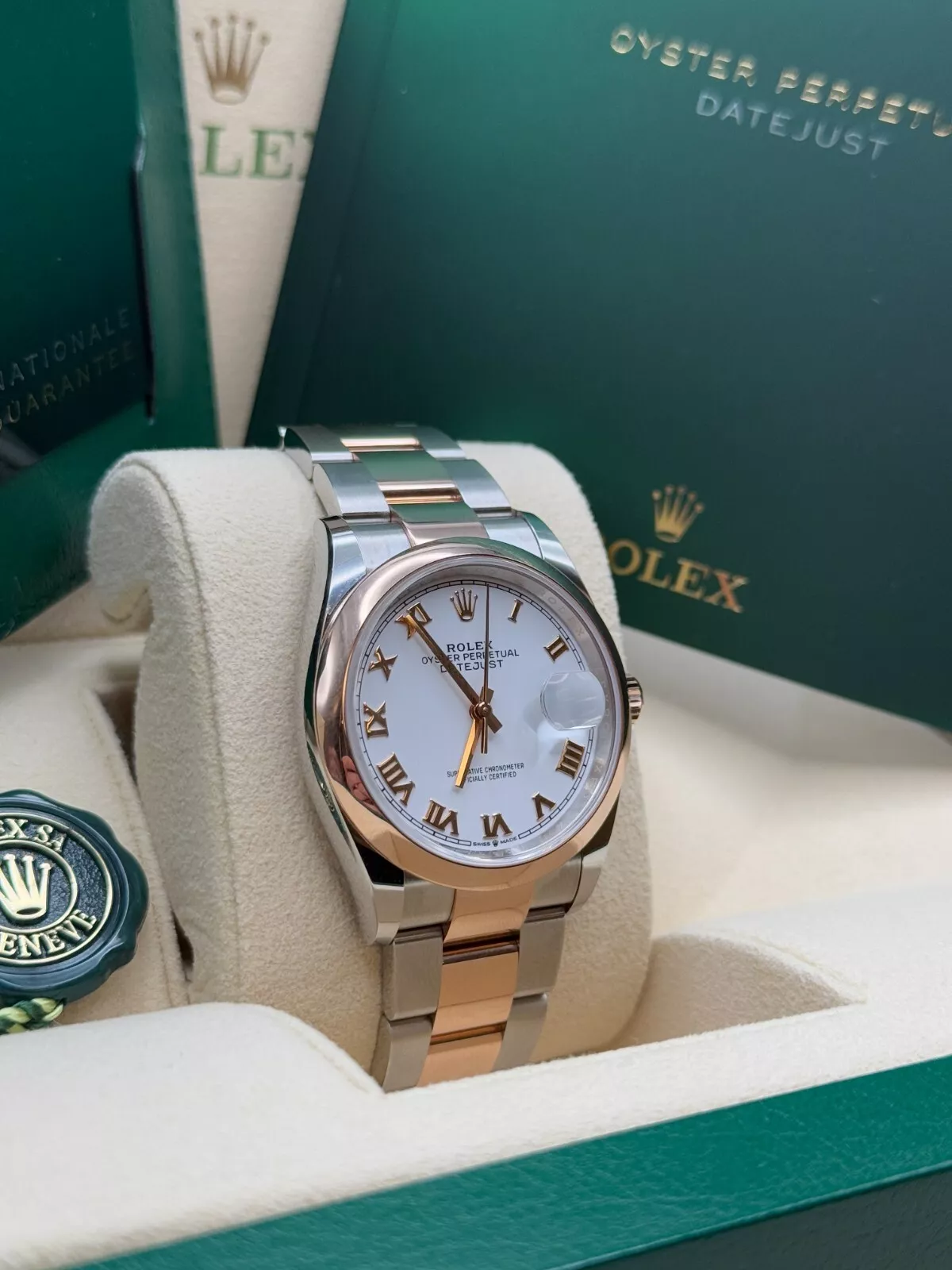 RLX Datejust 36mm 126201 White Dial Oyster Bracelet Watch - LITELUX