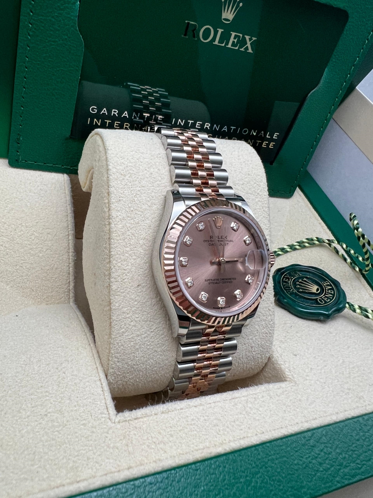 RLX Datejust m278271-0023/0024 Rose 31mm Dial Oyster Bracelet Watch - LITELUX